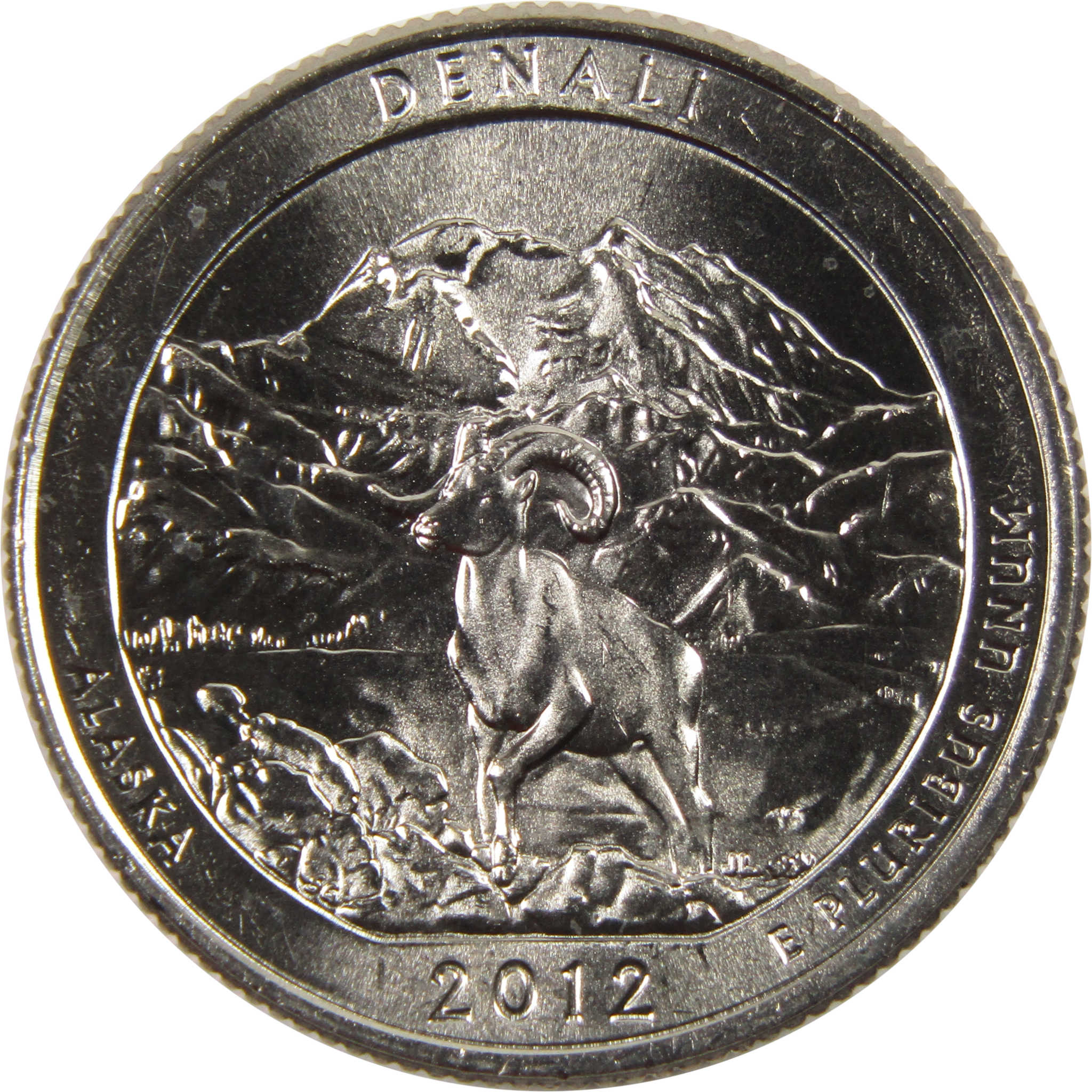 2012 D Denali National Park and Preserve Quarter Uncirculated Clad 25c