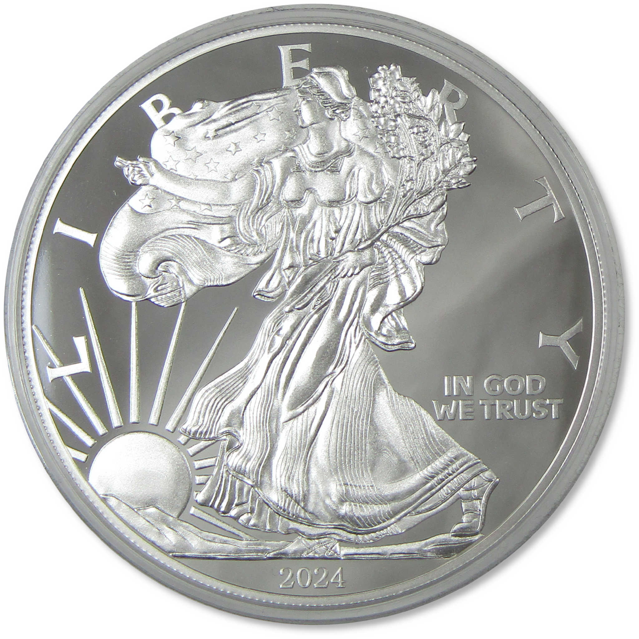 2024 American Eagle Type 2 Reverse 4 oz Silver Round Collectible