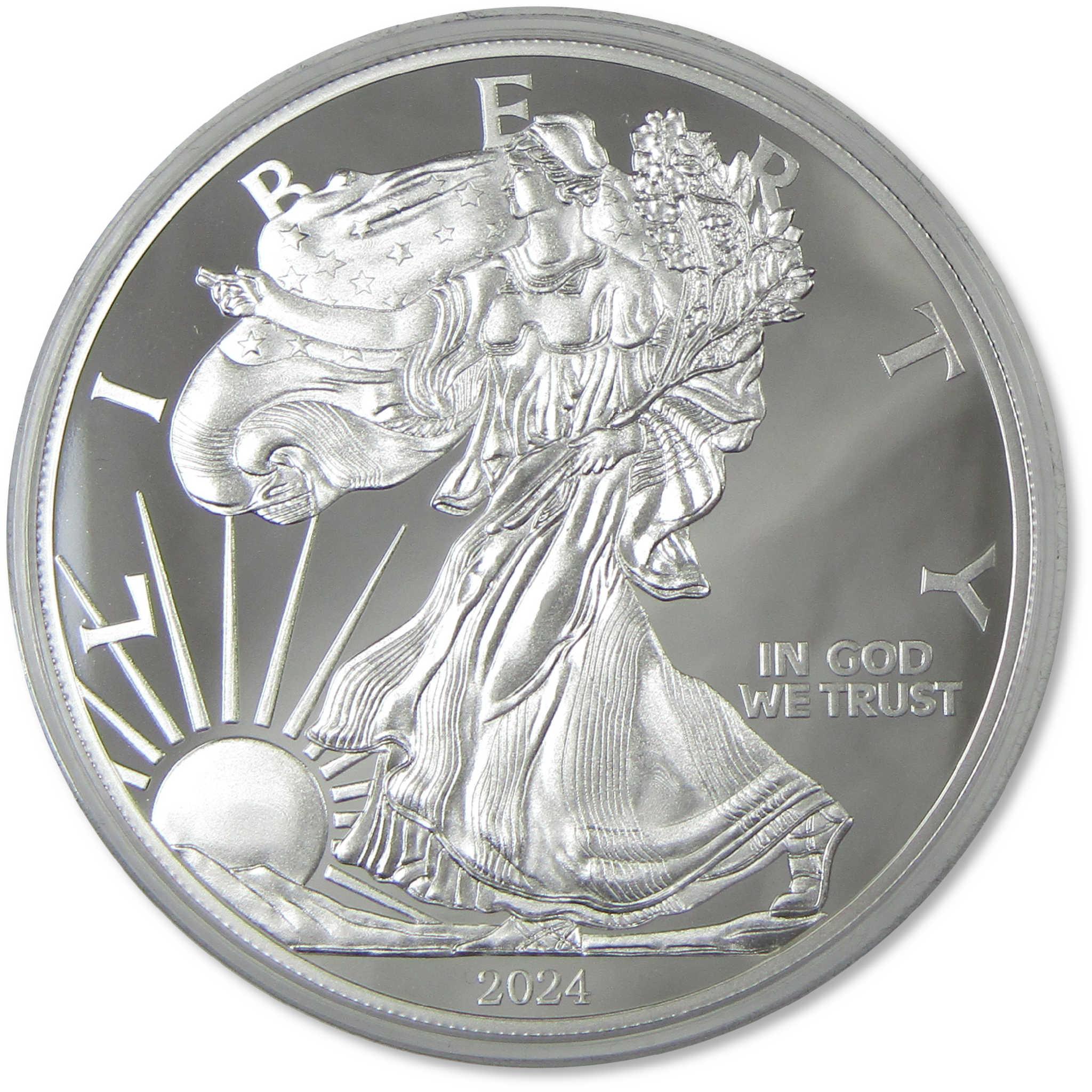 2024 American Eagle Type 2 Reverse 4 oz Silver Round Collectible