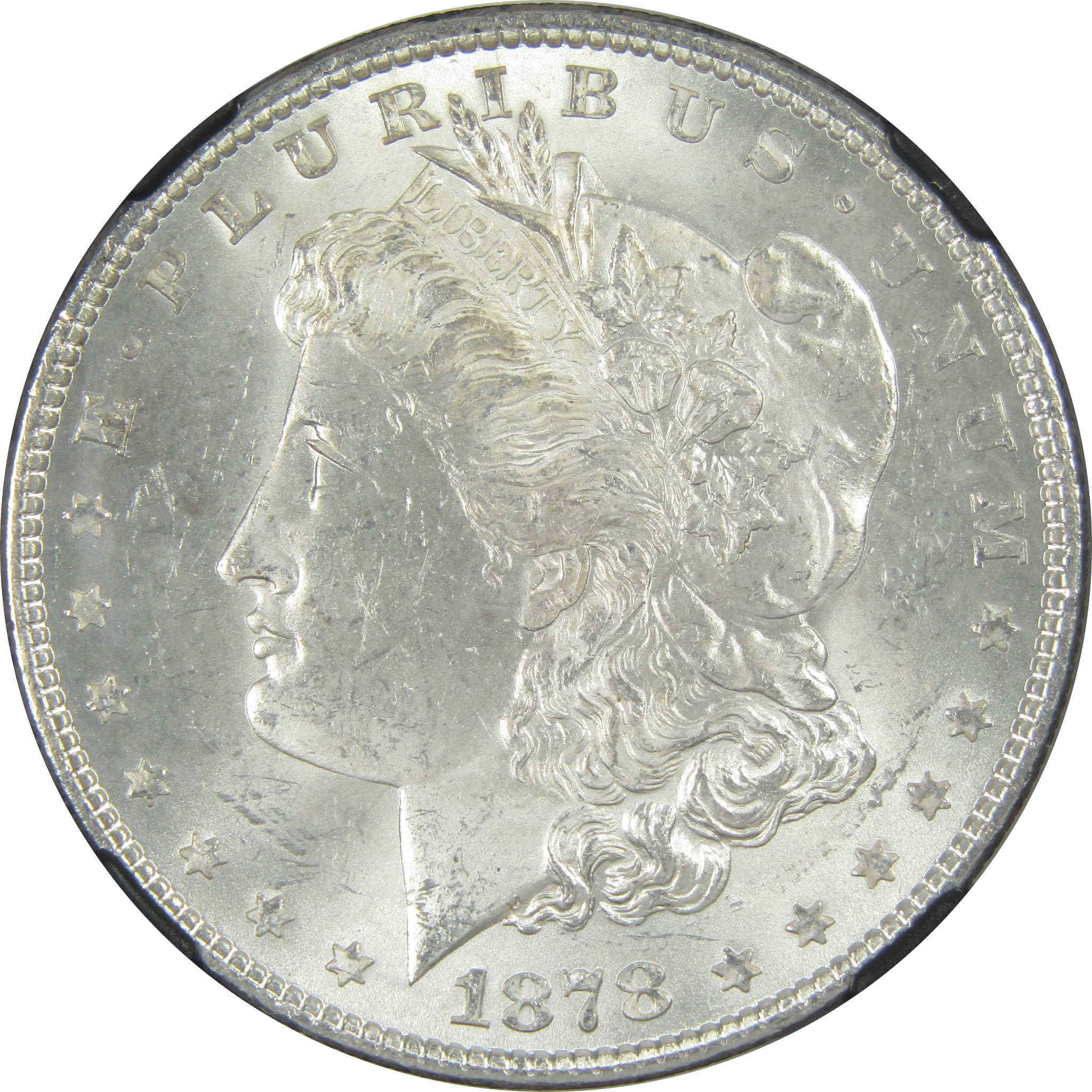 1878 7/8TF Strong Morgan Dollar MS 63 NGC Bag Fragment SKU:I16397 - Morgan coin - Morgan silver dollar - Morgan silver dollar for sale - Profile Coins & Collectibles