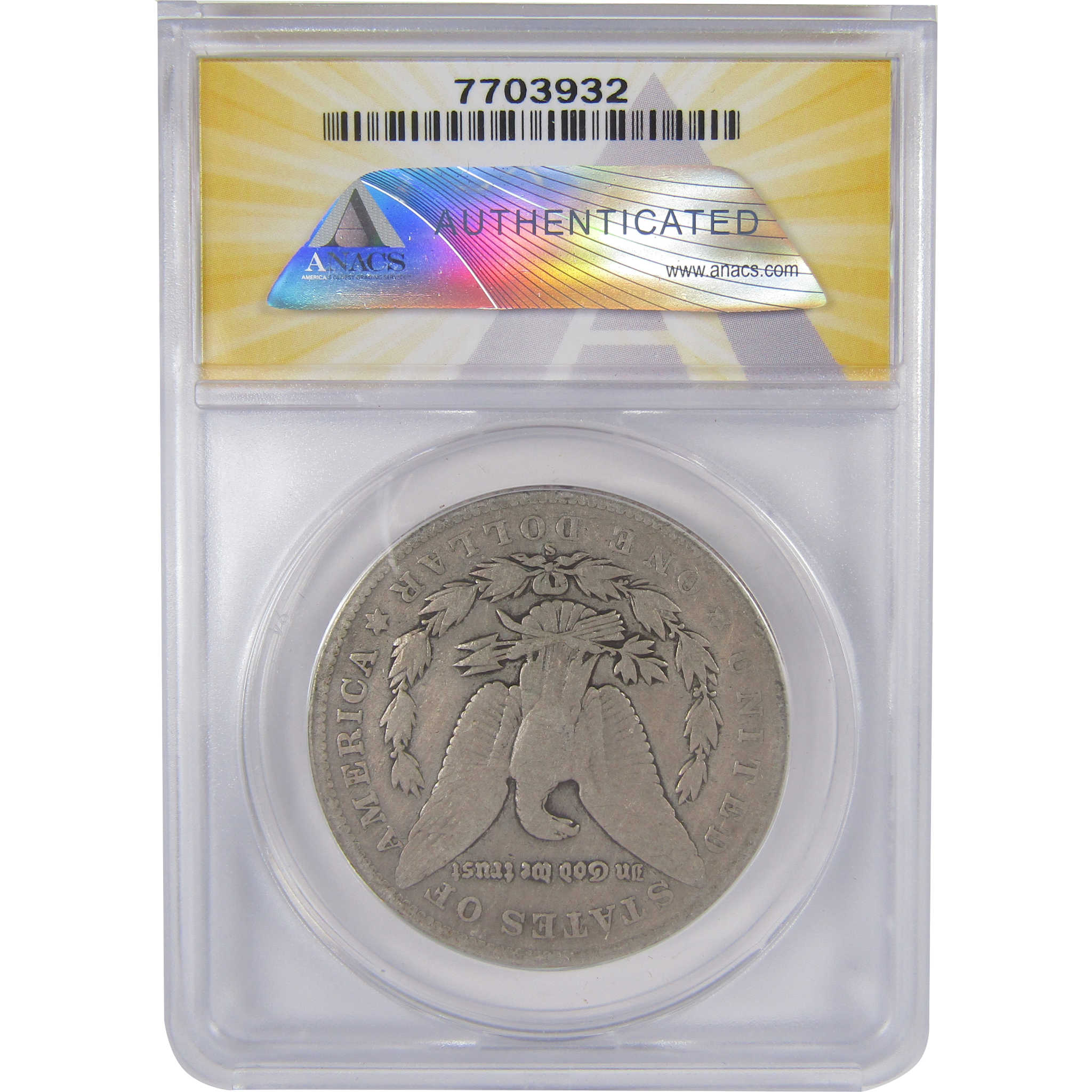 1903 S Morgan Dollar F 12 ANACS Silver $1 Coin SKU:I17827 - Morgan coin - Morgan silver dollar - Morgan silver dollar for sale - Profile Coins & Collectibles