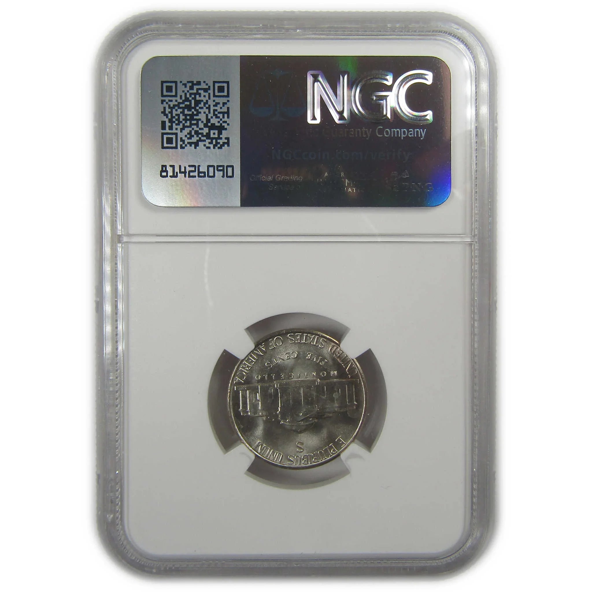 1943 S Jefferson Nickel MS 67 NGC Silver Bag Fragment SKU:I20345