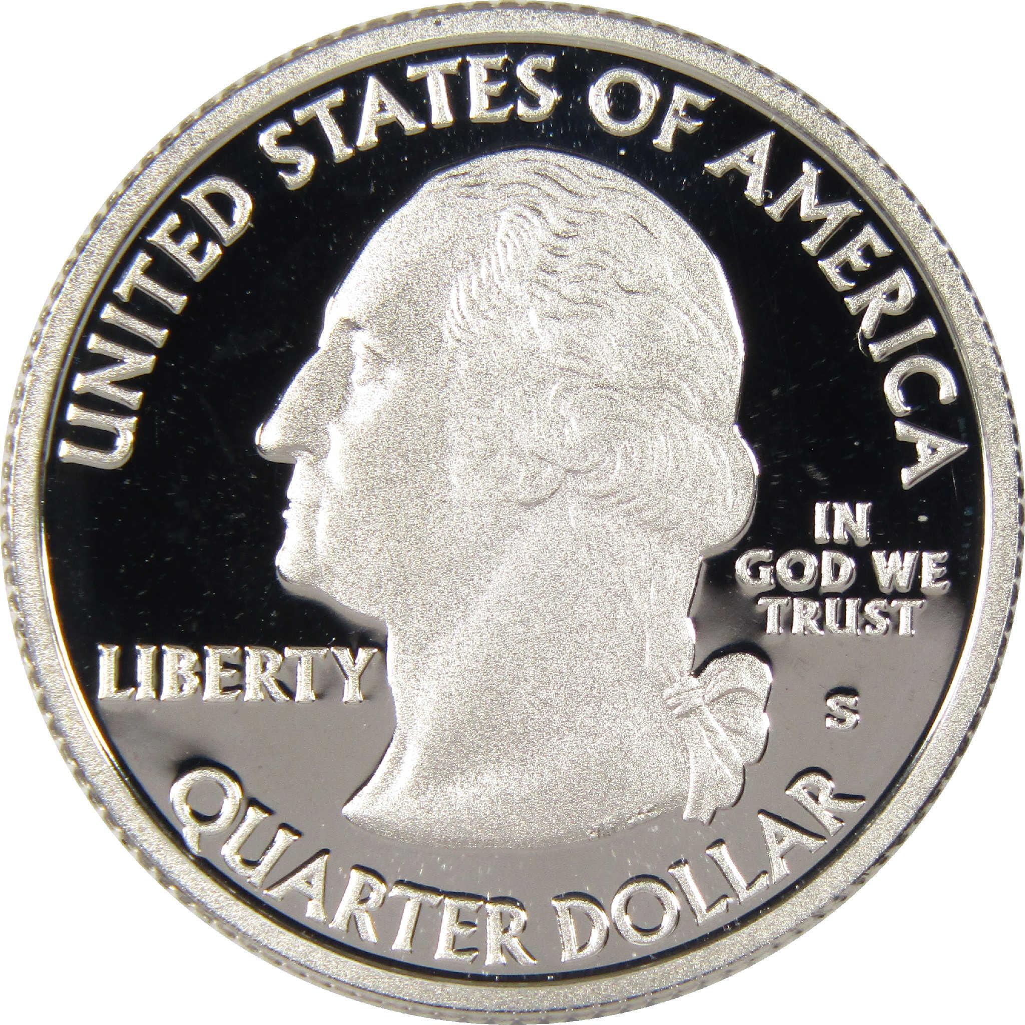 2009 S U.S. Virgin Island DC & US Territories Quarter Silver Proof 25c