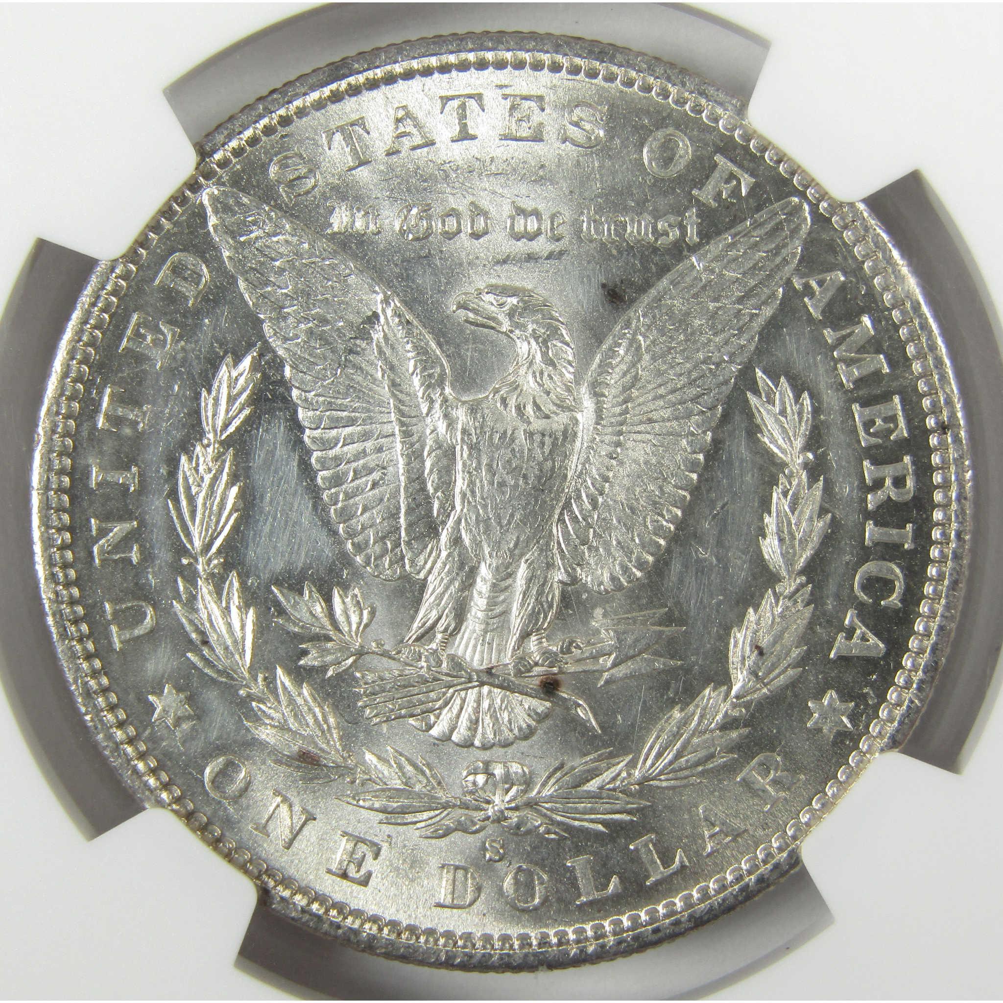 1887 S Morgan Silver Dollar Uncirculated Details NGC SKU:I27826 - Morgan coin - Morgan silver dollar - Morgan silver dollar for sale - Profile Coins & Collectibles