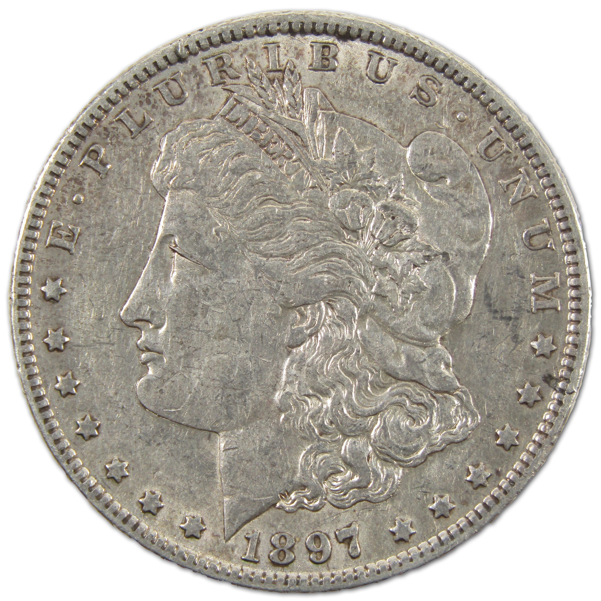 1897 O Morgan Dollar XF EF Extremely Fine Silver $1 Coin SKU:I10762 - Morgan coin - Morgan silver dollar - Morgan silver dollar for sale - Profile Coins & Collectibles