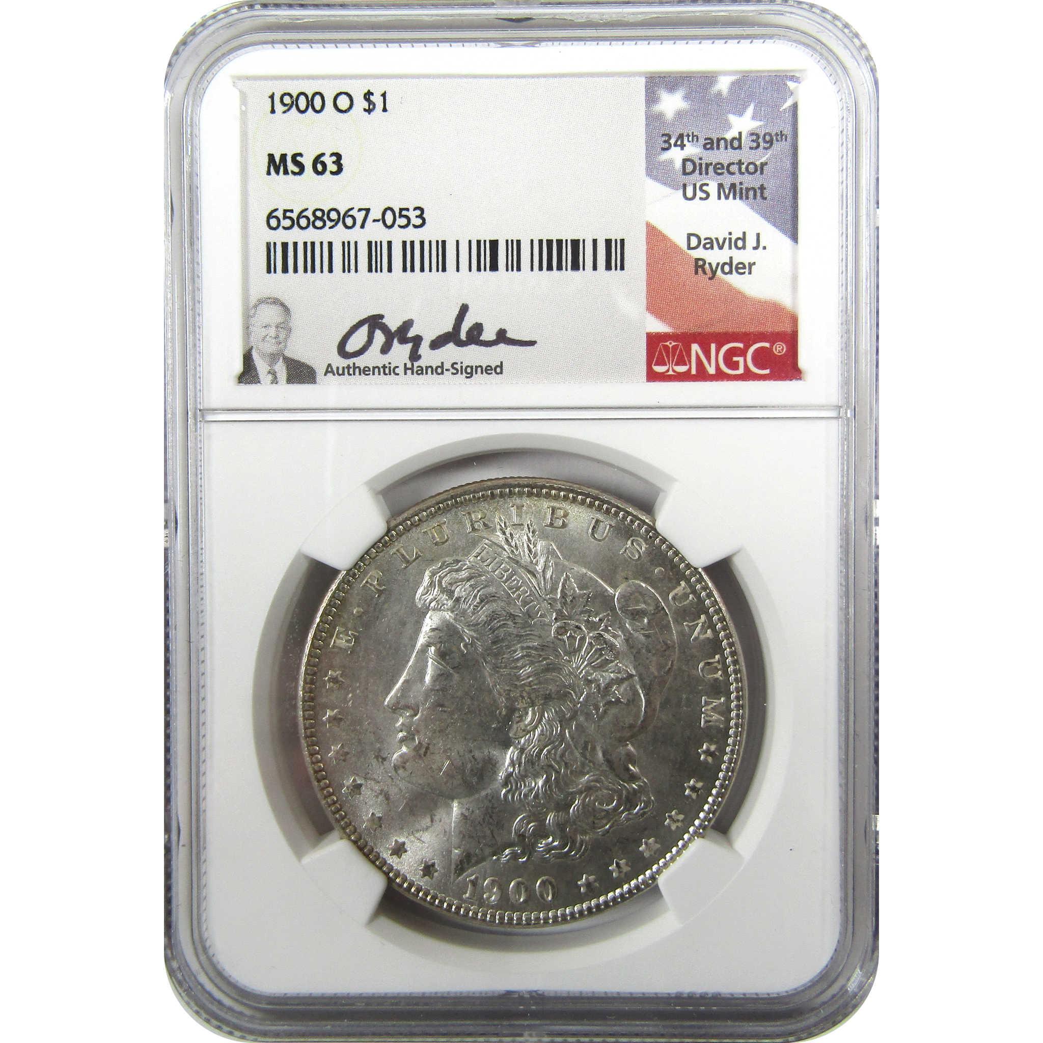 1900 O Morgan Silver Dollar MS 63 NGC Uncirculated Ryder SKU:CP1055 - Morgan coin - Morgan silver dollar - Morgan silver dollar for sale - Profile Coins & Collectibles