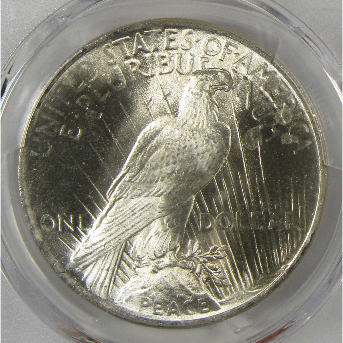 1924 Peace Silver Dollar MS 65 PCGS Uncirculated $1 Coin Collectible