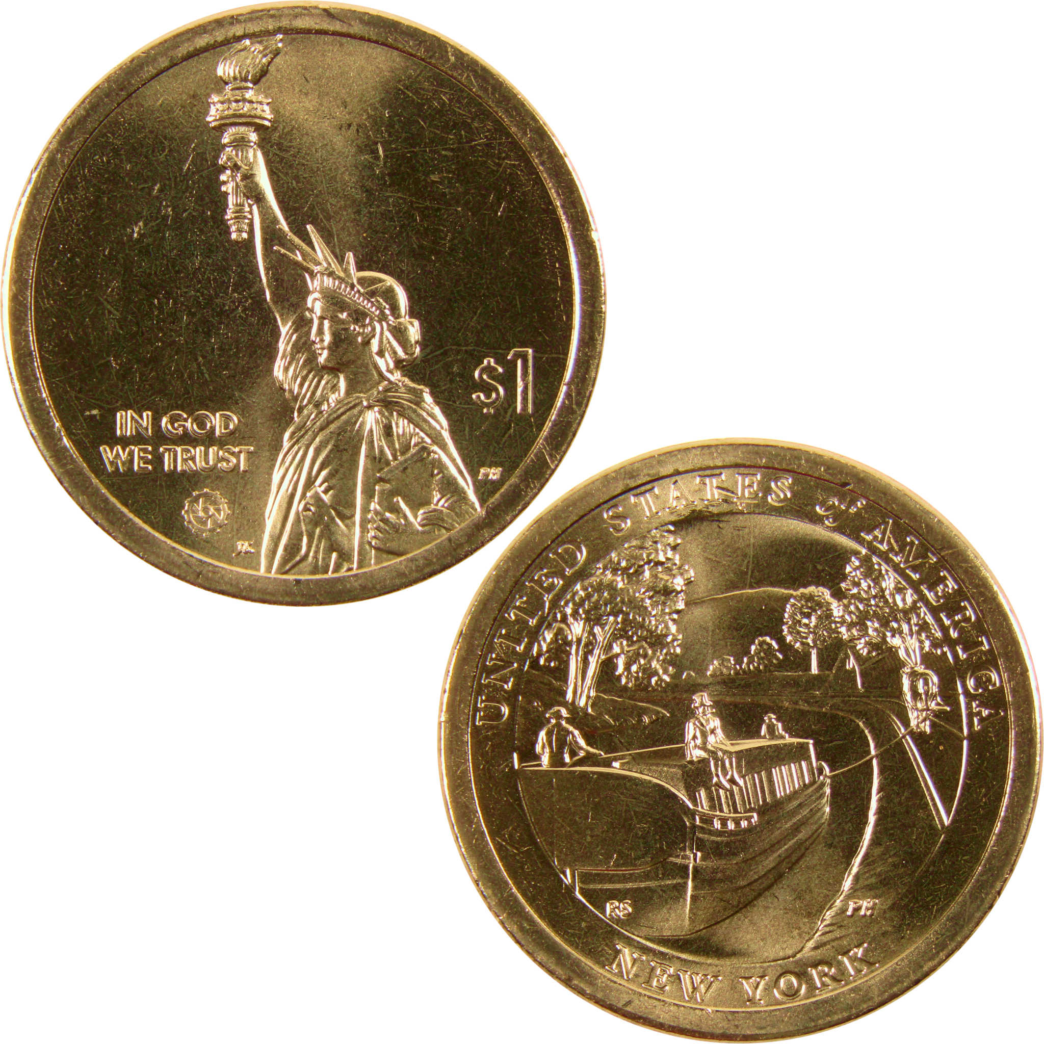 2021 P Erie Canal American Innovation Dollar BU Uncirculated $1 Coin