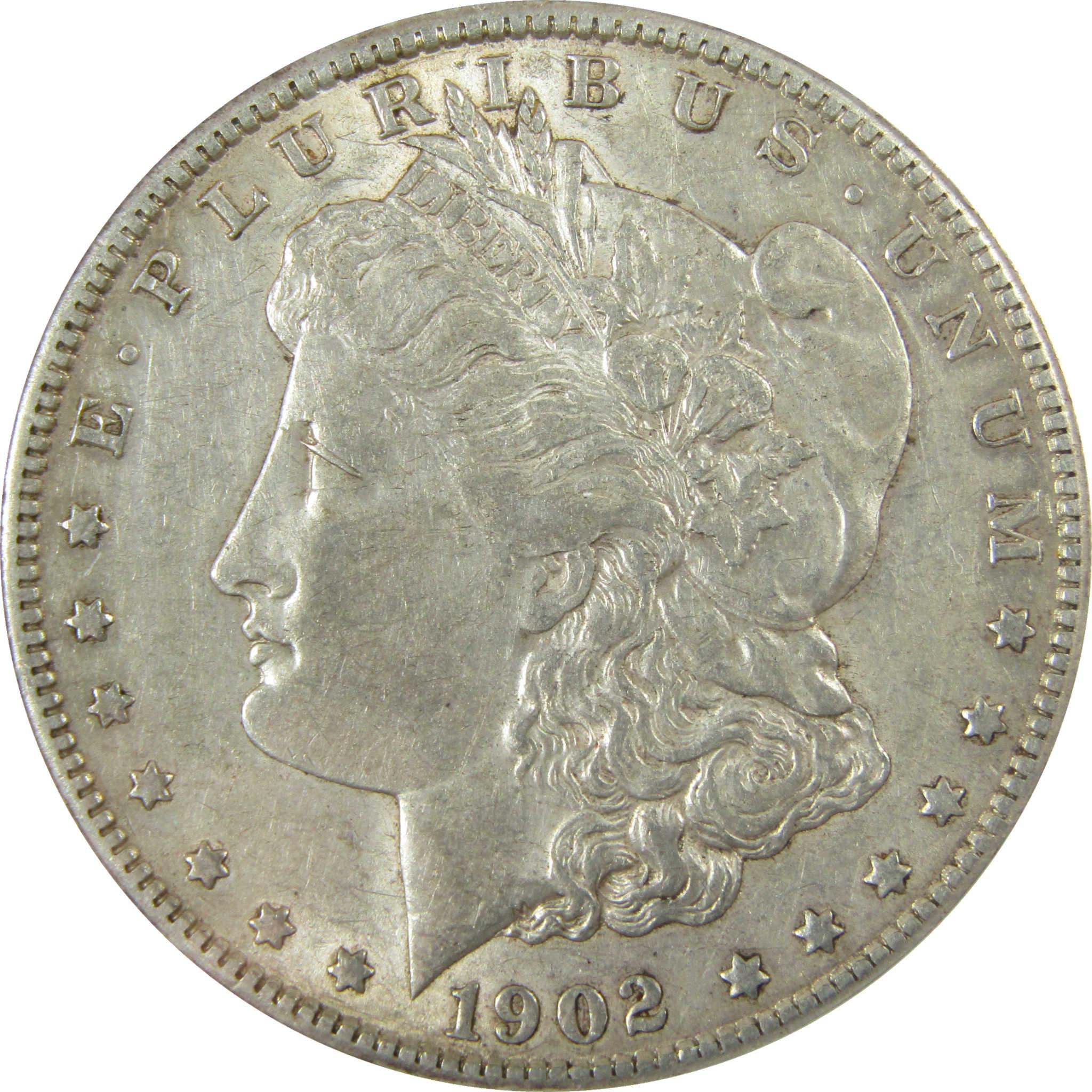 1902 S Morgan Silver Dollar AU 50 ANACS $1 Coin Collectible SKU:I28007 - Morgan coin - Morgan silver dollar - Morgan silver dollar for sale - Profile Coins & Collectibles