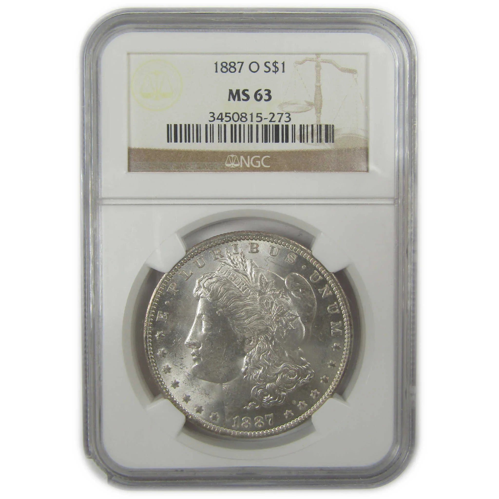 1887 O Morgan Dollar MS 63 NGC Silver Uncirculated $1 Coin SKU:I21781 - Morgan coin - Morgan silver dollar - Morgan silver dollar for sale - Profile Coins & Collectibles