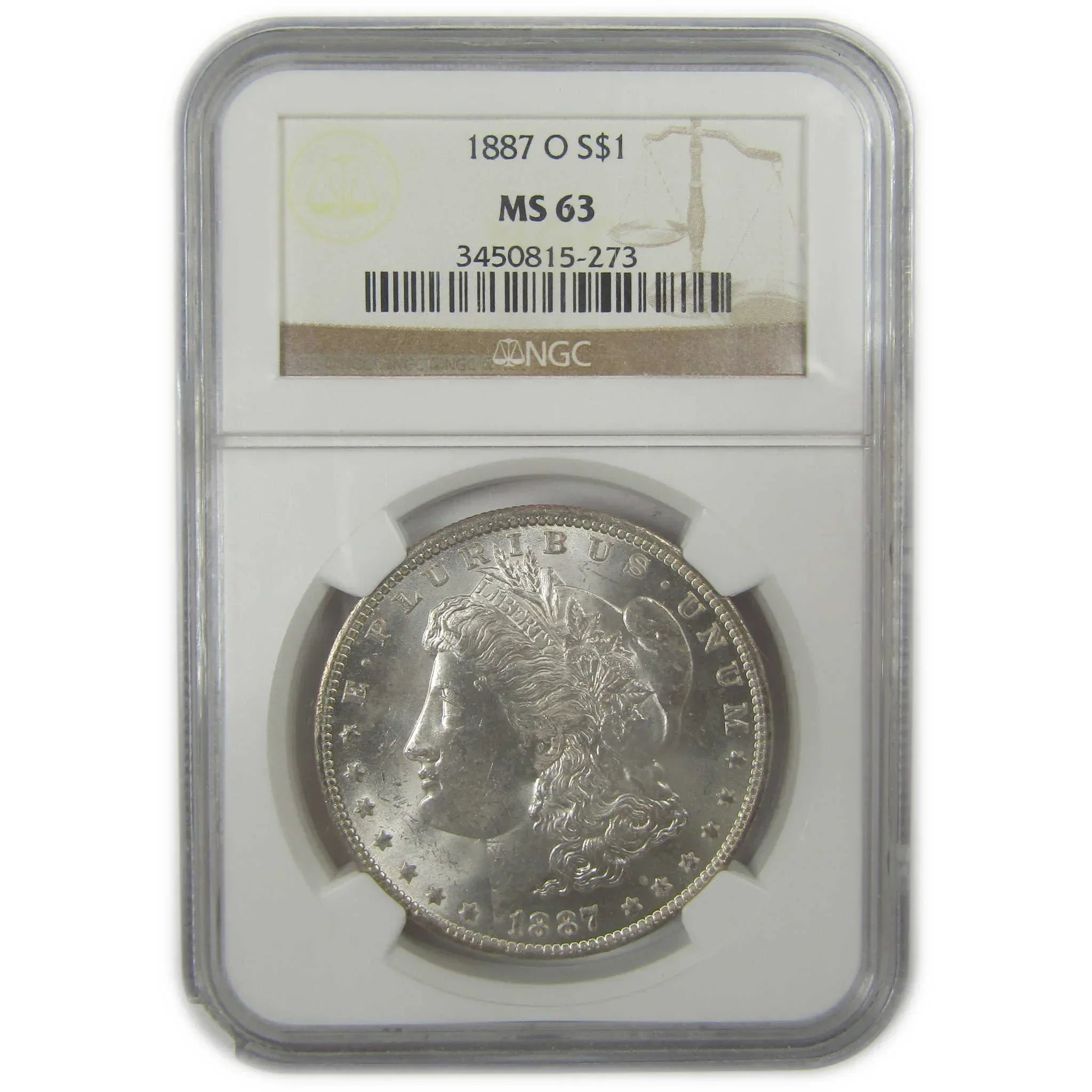 1887 O Morgan Dollar MS 63 NGC Silver Uncirculated $1 Coin SKU:I21781 - Morgan coin - Morgan silver dollar - Morgan silver dollar for sale - Profile Coins & Collectibles