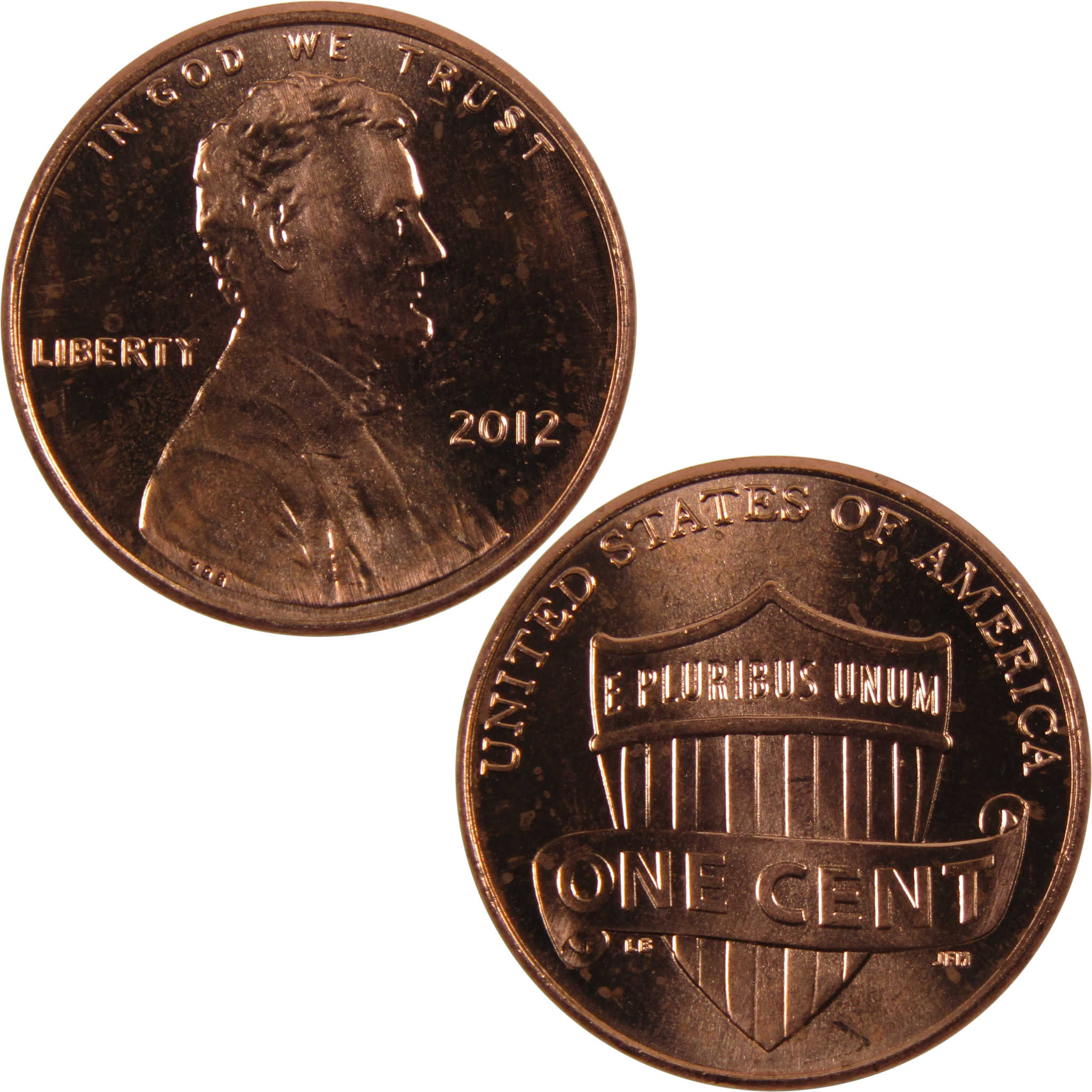 2012 Lincoln Shield Cent BU Uncirculated Penny 1c Coin