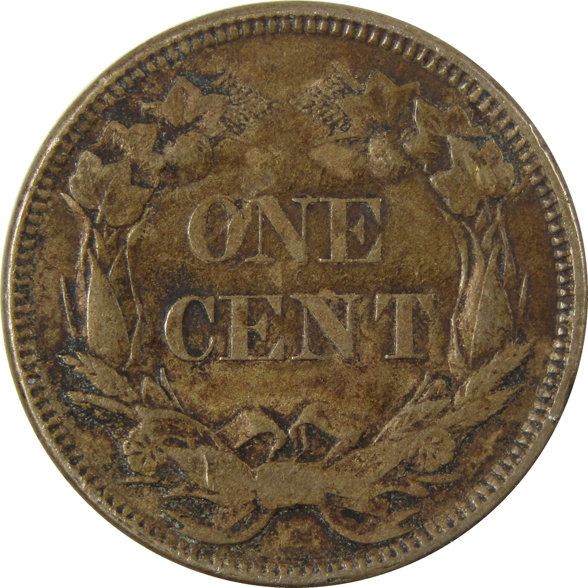 1858 Large Letters Flying Eagle Cent AU About Uncirculated SKU:I28488