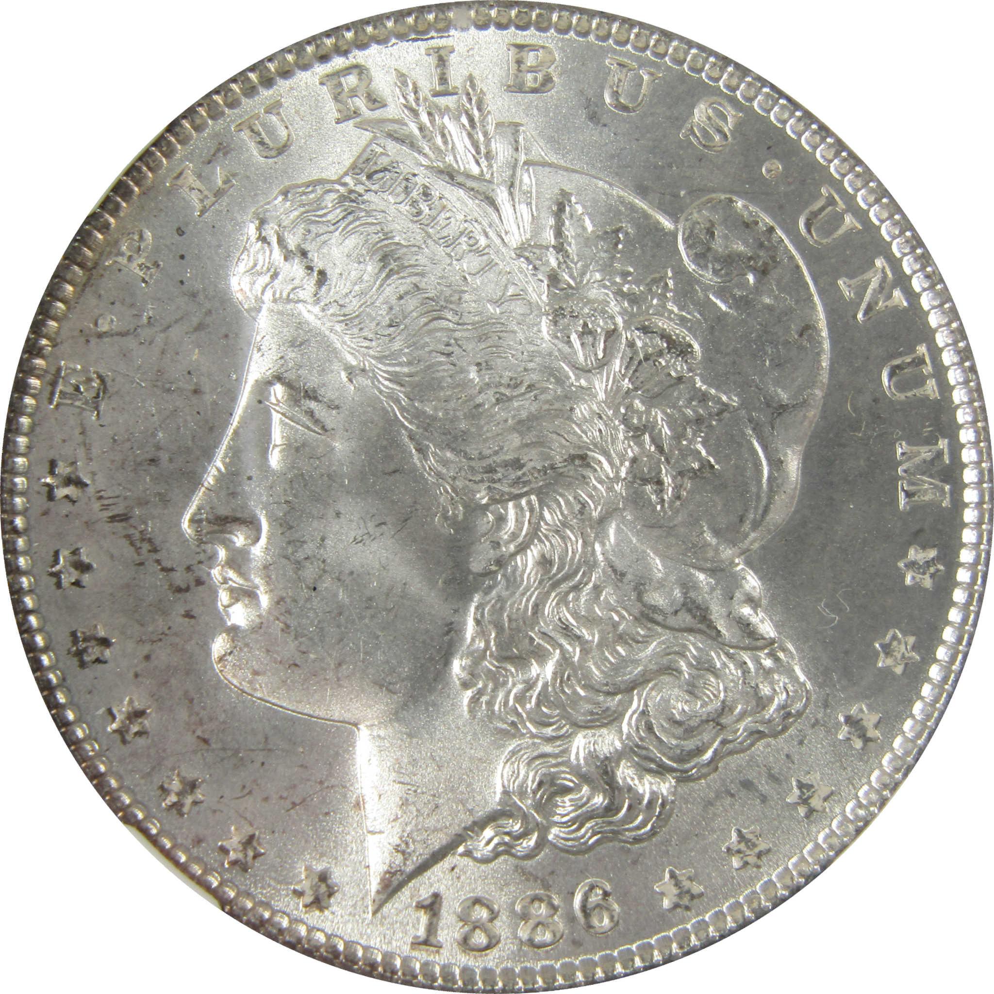 1886 Morgan Silver Dollar MS 64 NGC Uncirculated $1 Coin SKU:I27909 - Morgan coin - Morgan silver dollar - Morgan silver dollar for sale - Profile Coins & Collectibles