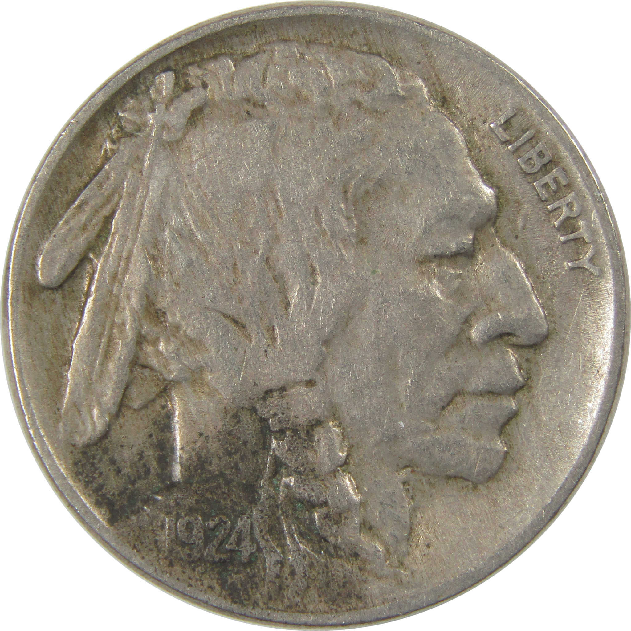 1924 Indian Head Buffalo Nickel XF EF Extremely Fine SKU:I23835