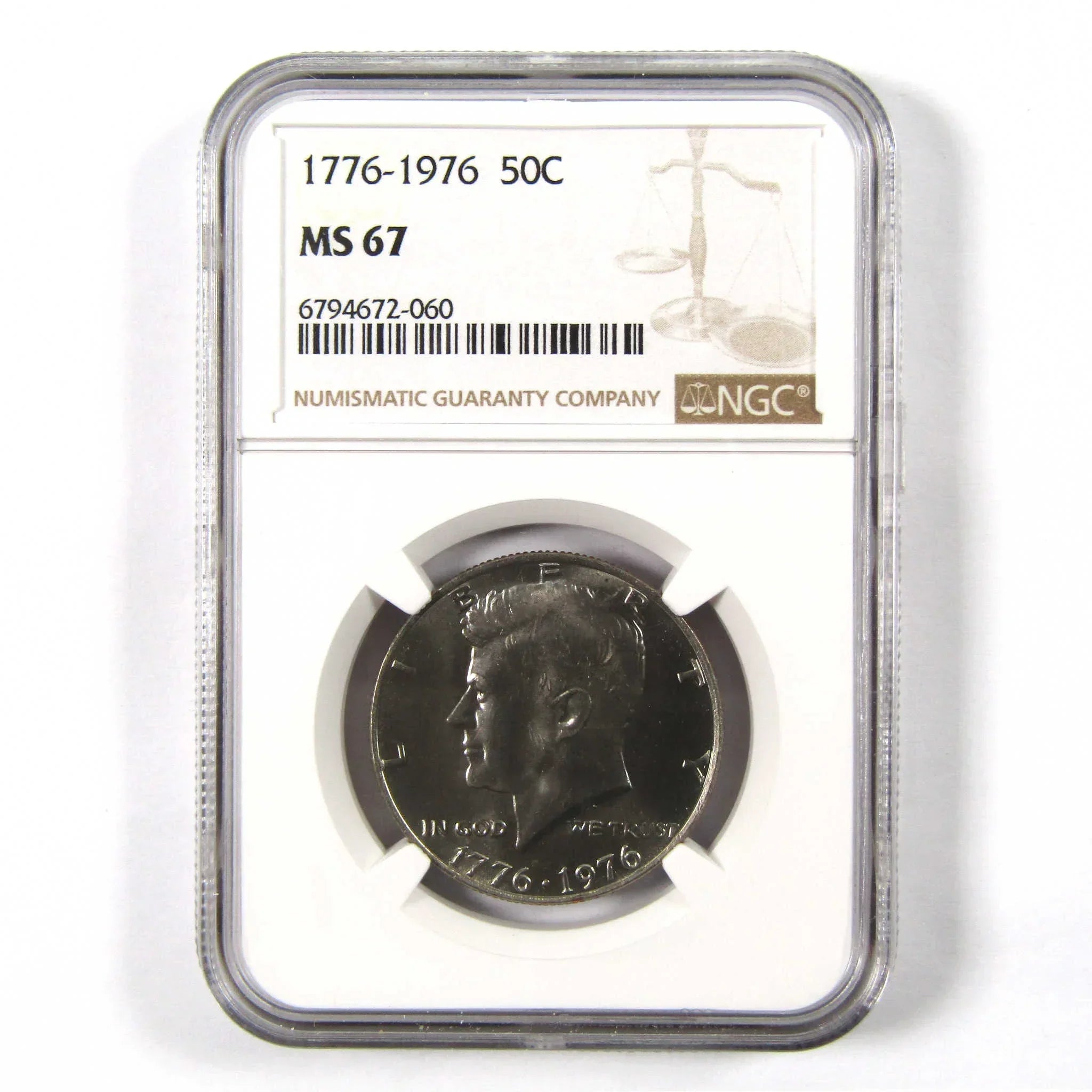 1976 Kennedy Bicentennial 50c MS 67 NGC Clad Unc SKU:I9817