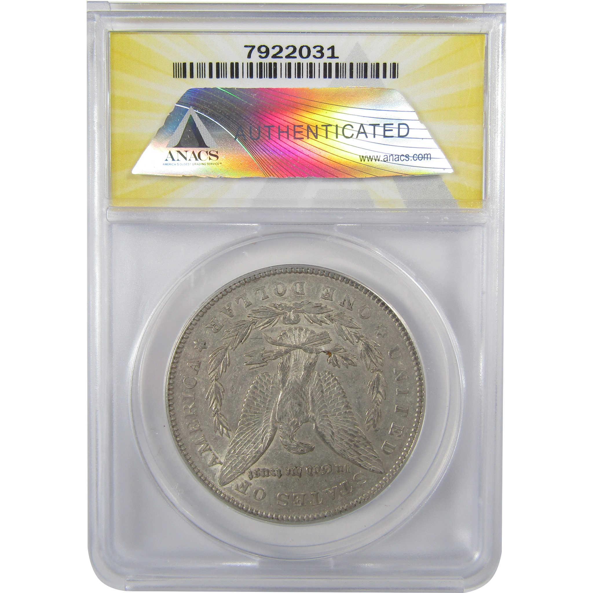 1878 7TF Rev 78 Morgan Silver Dollar EF 45 ANACS $1 Coin SKU:I25637 - Morgan coin - Morgan silver dollar - Morgan silver dollar for sale - Profile Coins & Collectibles