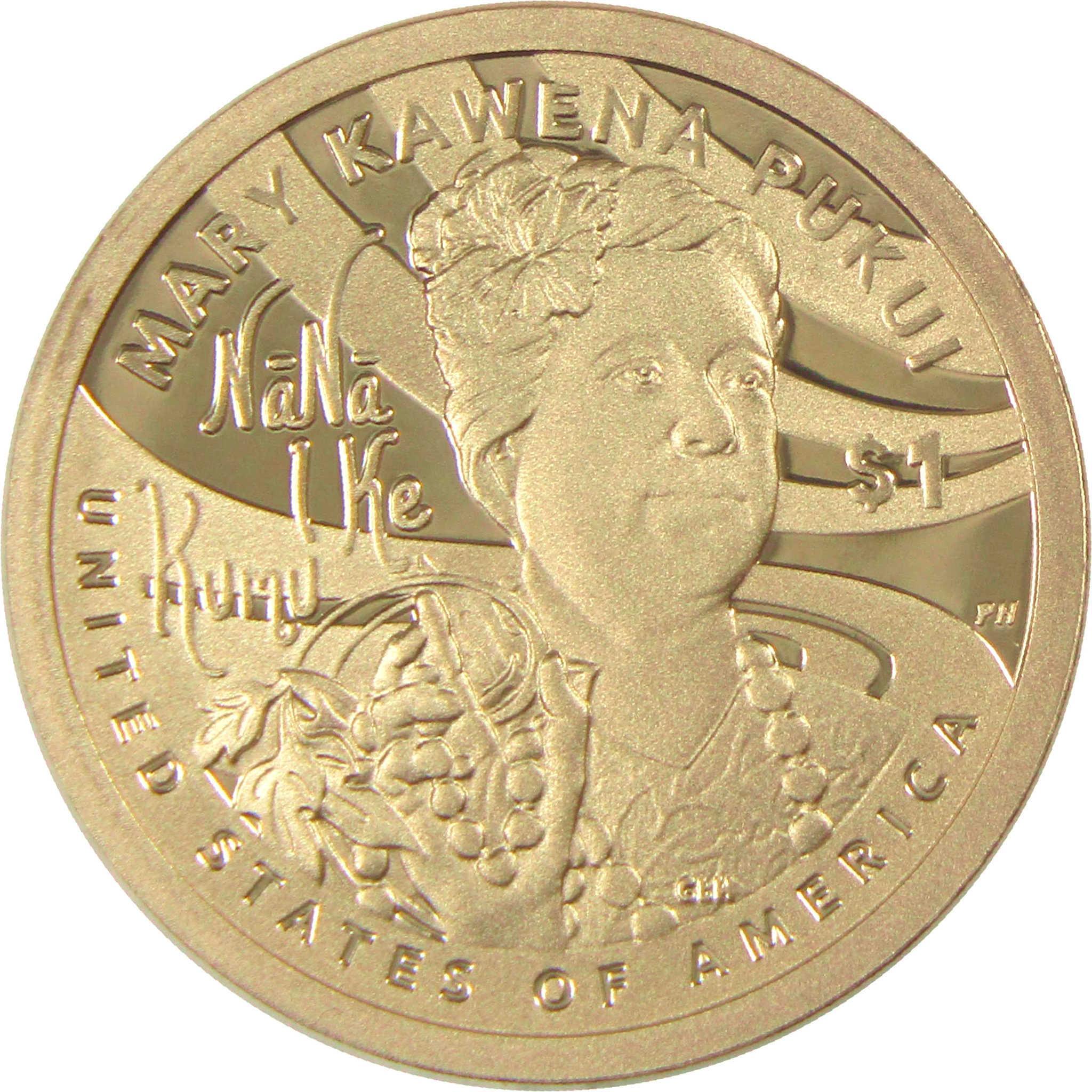 【年末年始限定価格】Ameri OVER VOLUME WAPPEN MA-1 2025 S Mary Kawena Pukui Native American Dollar Proof $1 Coin