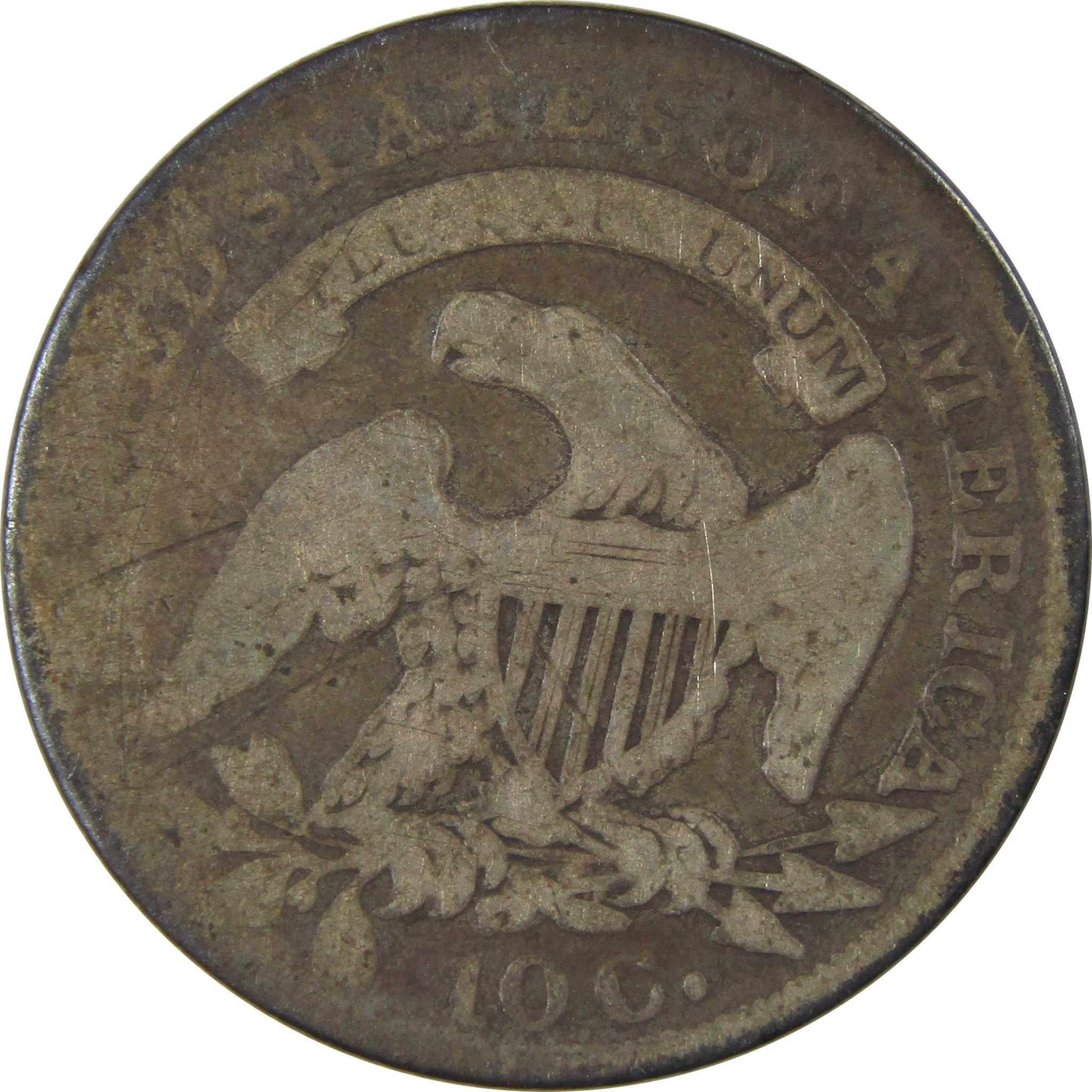 1832 Capped Bust Silver Dime G Good 10c Coin SKU:I23985
