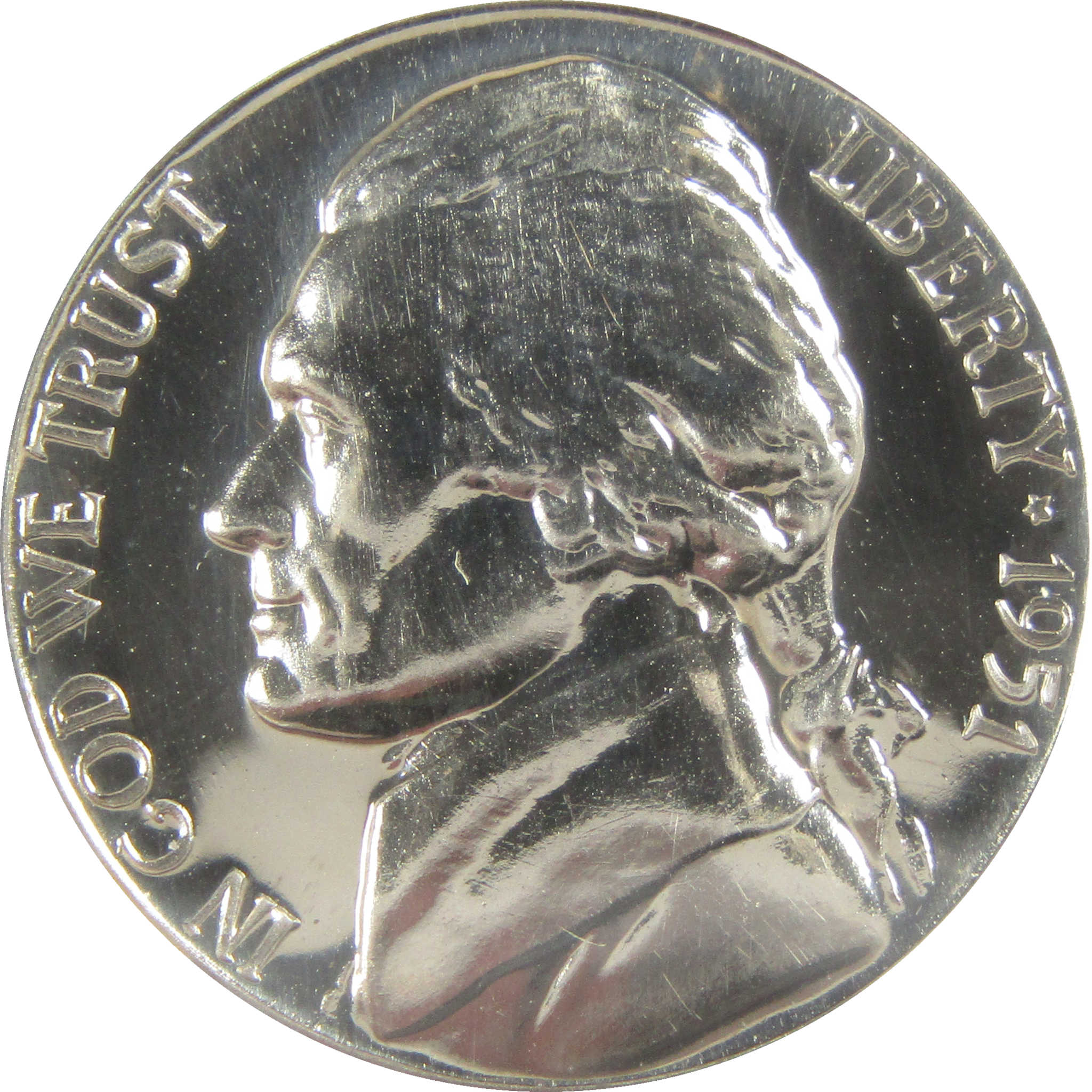 1951 Jefferson Nickel PF 68 NGC Proof 5c Coin Collectible SKU:I27342