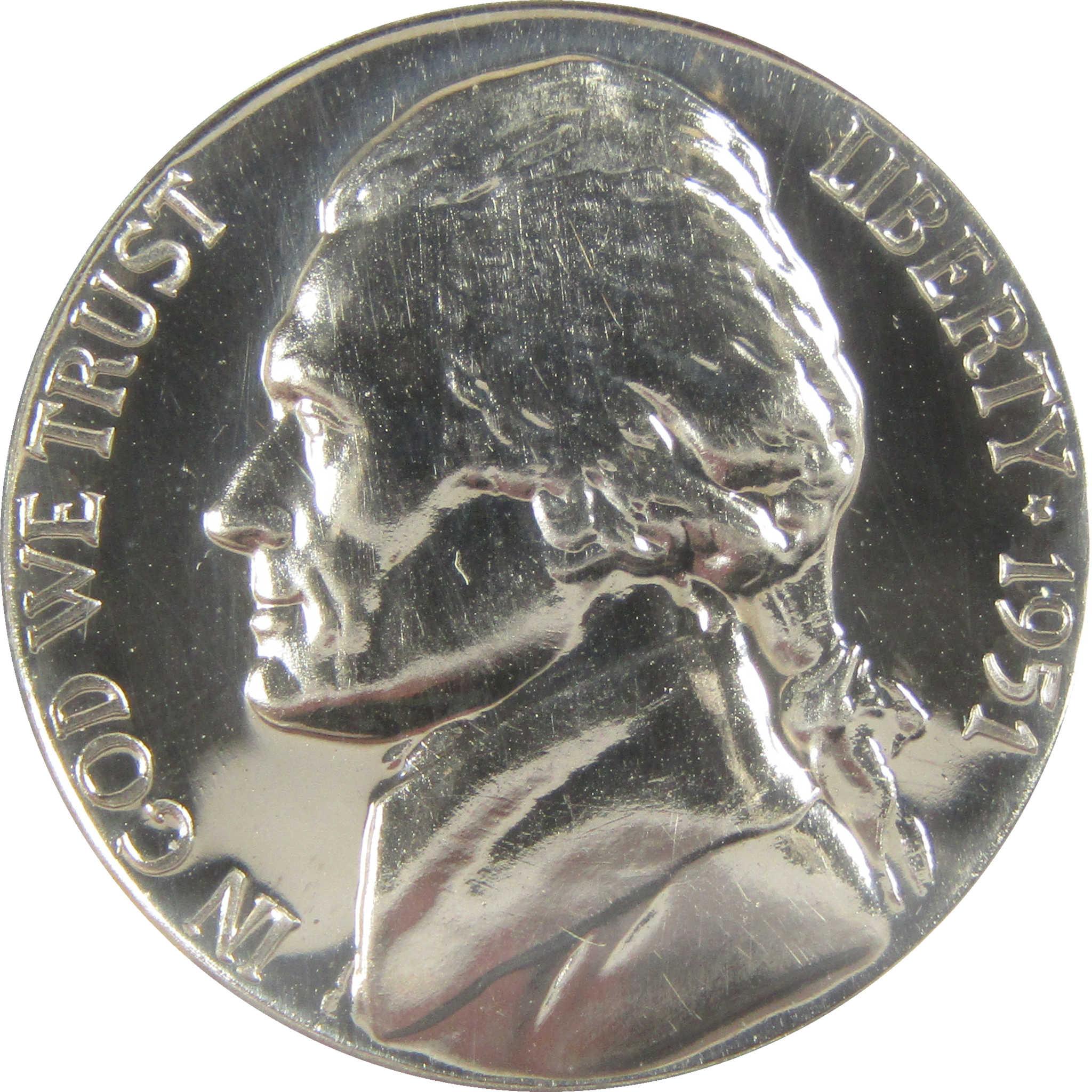 1951 Jefferson Nickel PF 68 NGC Proof 5c Coin Collectible SKU:I27342