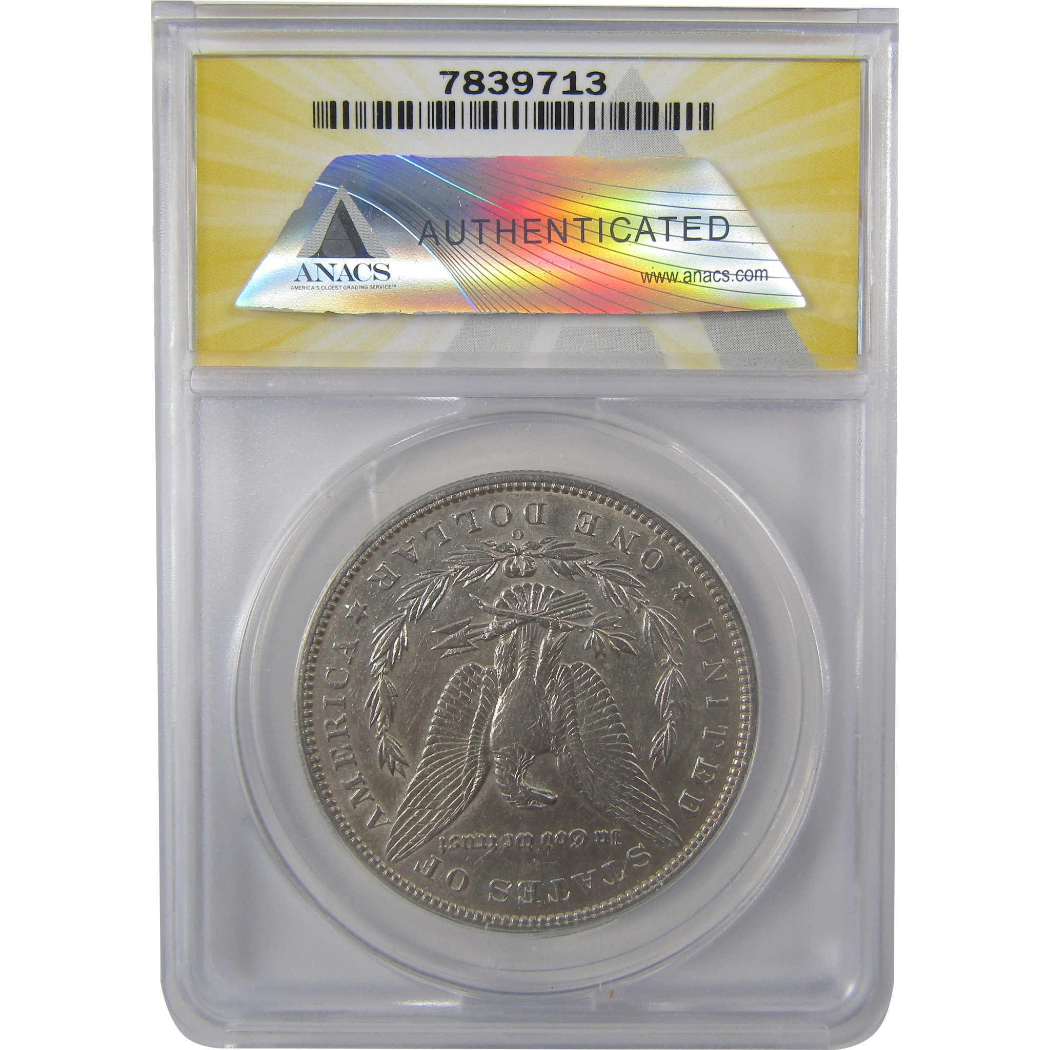 1895 O Morgan Silver Dollar AU 50 Details ANACS $1 Coin SKU:I24440 - Morgan coin - Morgan silver dollar - Morgan silver dollar for sale - Profile Coins & Collectibles
