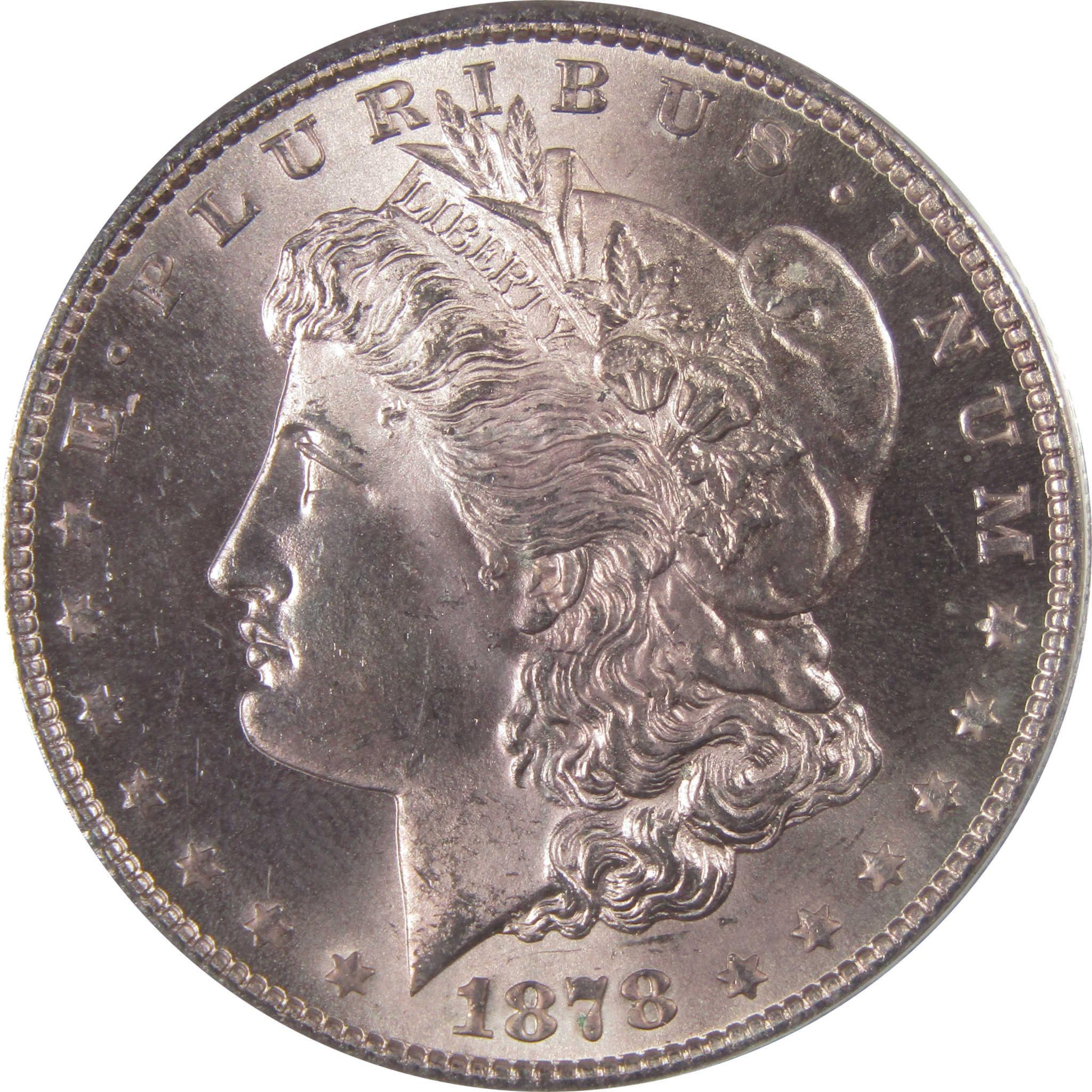 1878 S Morgan Dollar MS 64 ANACS Silver Uncirculated $1 Coin SKU:CP115 - Morgan coin - Morgan silver dollar - Morgan silver dollar for sale - Profile Coins & Collectibles