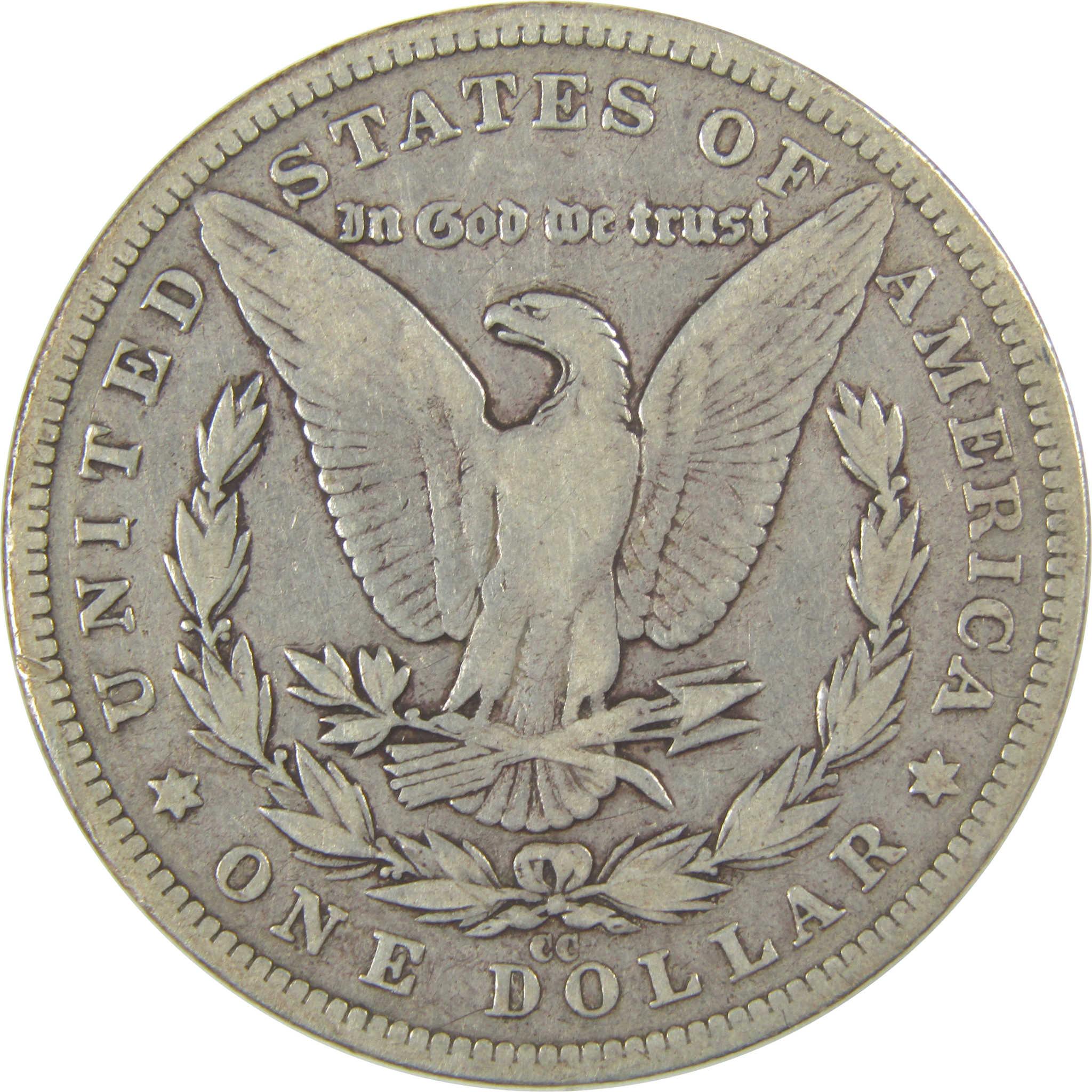 1893 CC Morgan Dollar VG Very Good Silver $1 Coin SKU:I19940 - Morgan coin - Morgan silver dollar - Morgan silver dollar for sale - Profile Coins & Collectibles