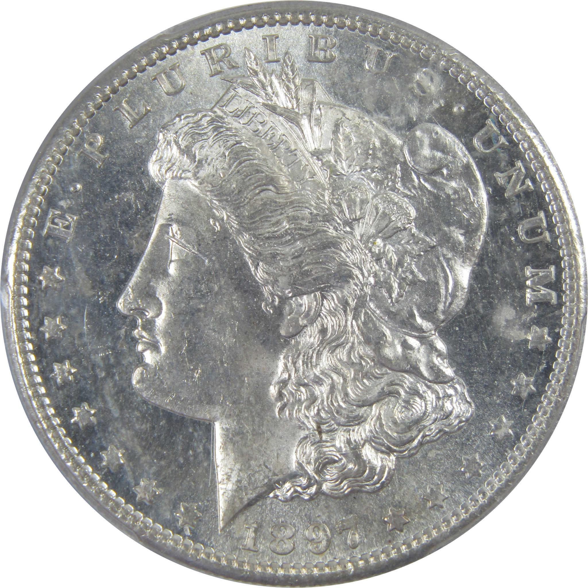 1897 S Morgan Dollar MS 63 PCGS Silver $1 Uncirculated Coin SKU:I15818 - Morgan coin - Morgan silver dollar - Morgan silver dollar for sale - Profile Coins & Collectibles