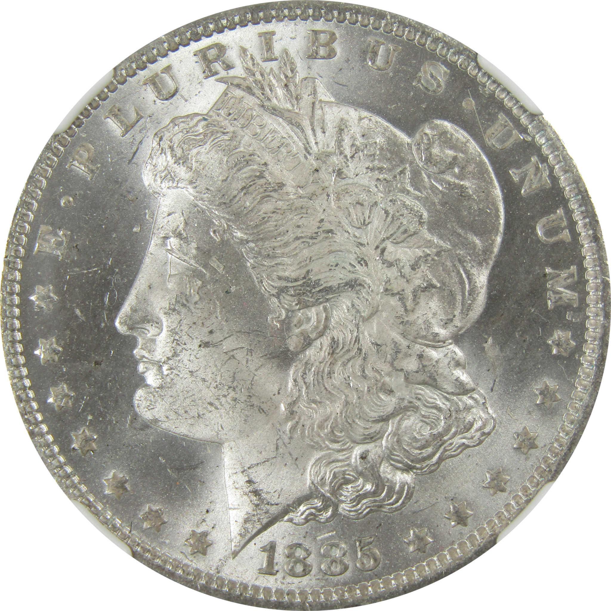 1885 O Morgan Silver Dollar MS 63 NGC Uncirculated $1 Coin SKU:CP387 - Morgan coin - Morgan silver dollar - Morgan silver dollar for sale - Profile Coins & Collectibles