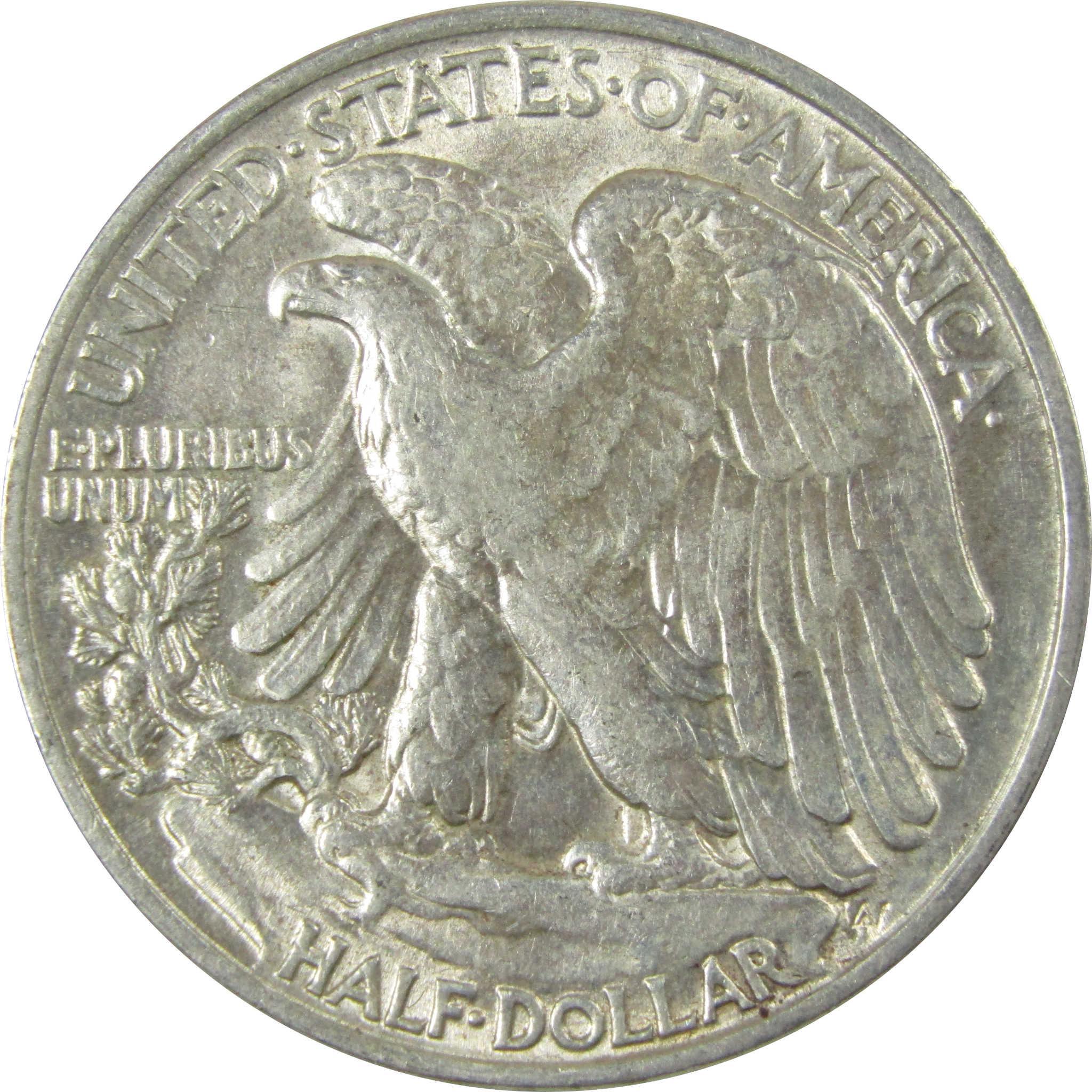 1945 Liberty Walking Silver 50cAU About Uncirculated SKU:CP538