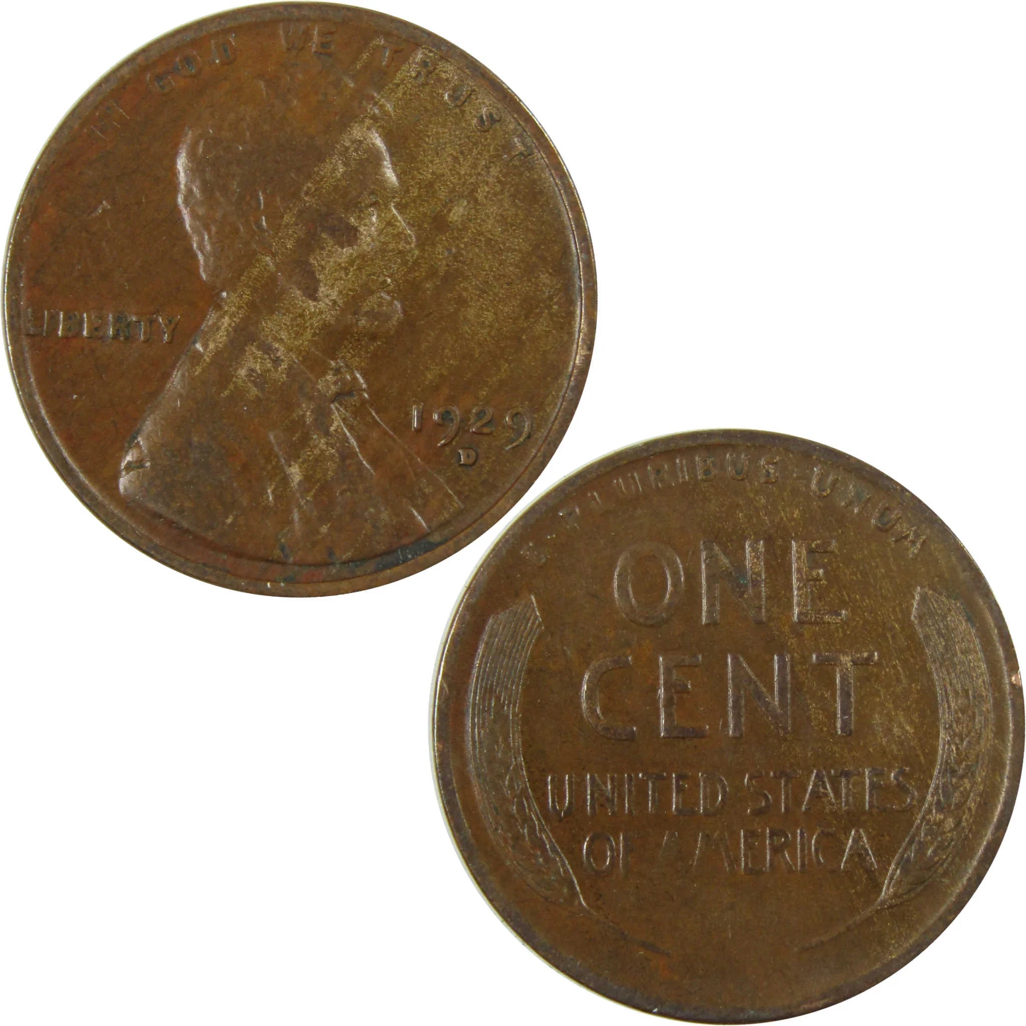 1929 D Lincoln Wheat Cent VG Very Good Penny 1c Coin SKU:I27203