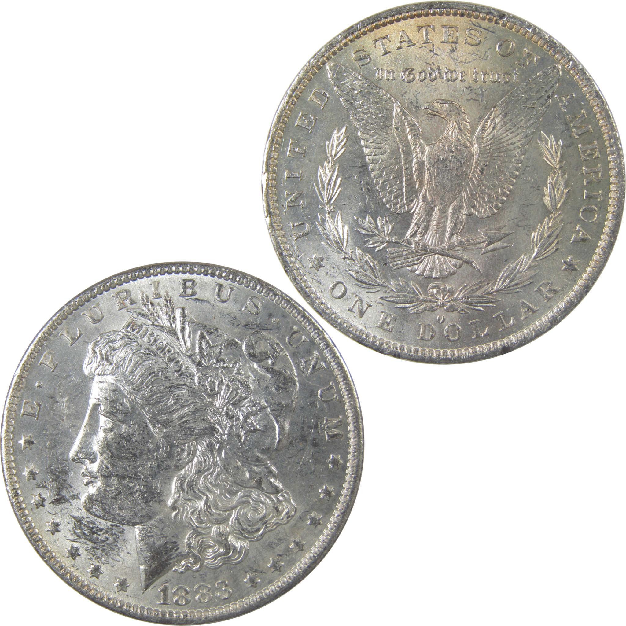 1883 O Morgan Silver Dollar Uncirculated Mint State Toned SKU:I24857