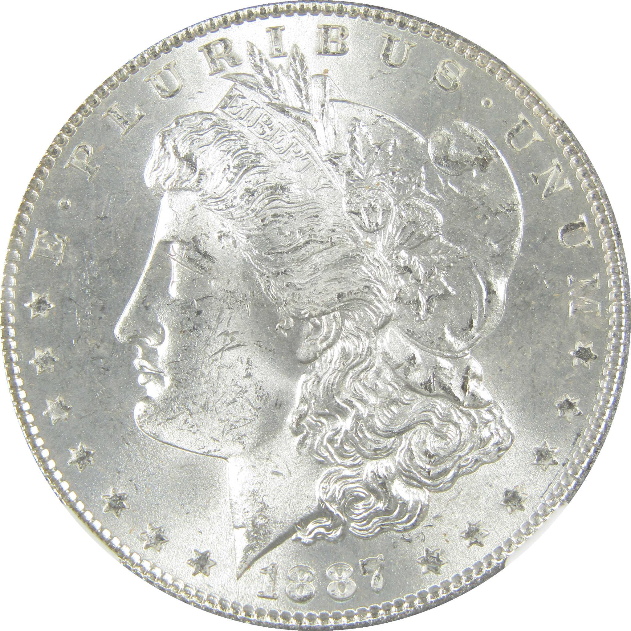 1887/1887 VAM-5 Doubled Date Morgan Silver Dollar MS 63 NGC SKU:I27565 - Morgan coin - Morgan silver dollar - Morgan silver dollar for sale - Profile Coins & Collectibles