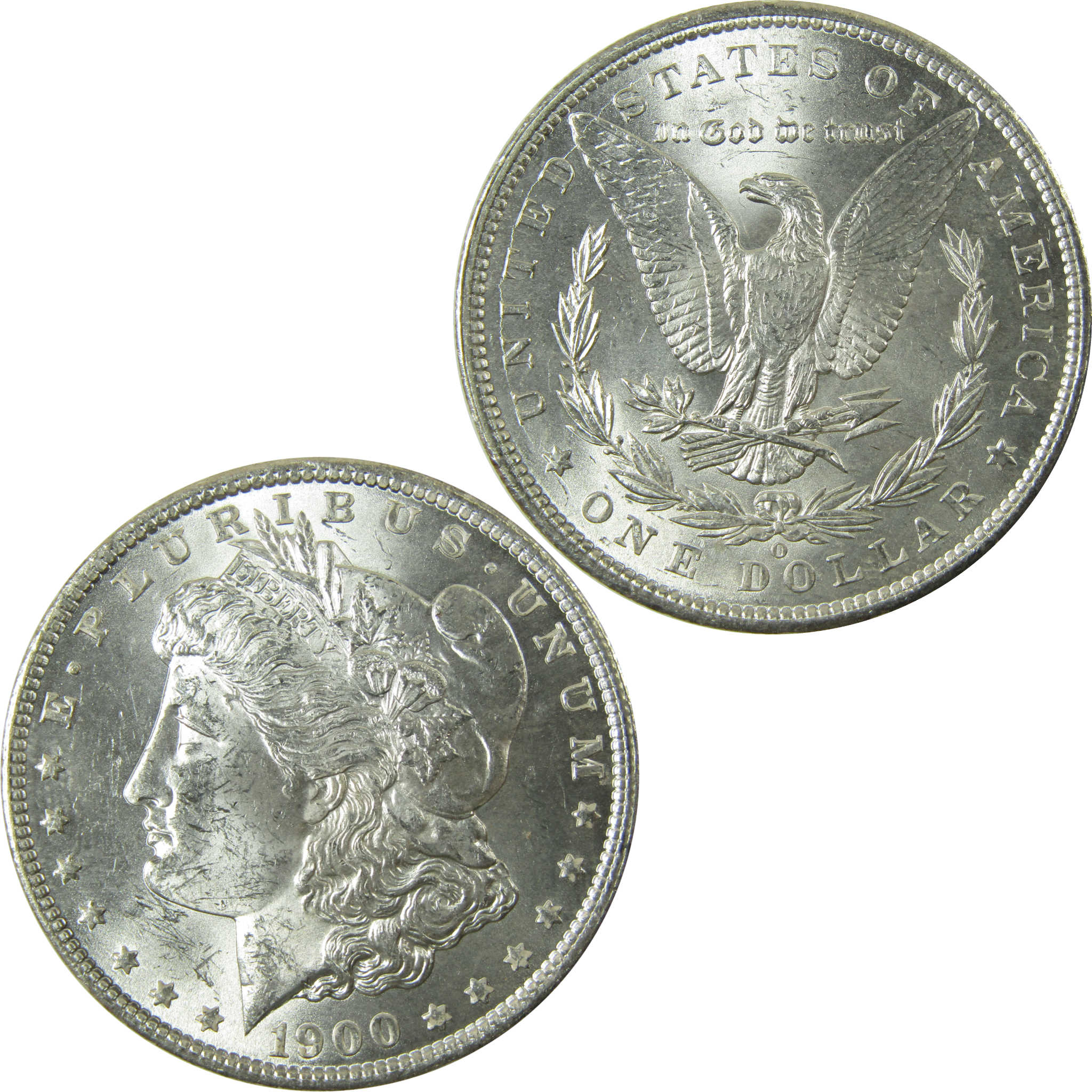 1900 O Morgan Silver Dollar Uncirculated Mint State $1 Coin SKU:I28364