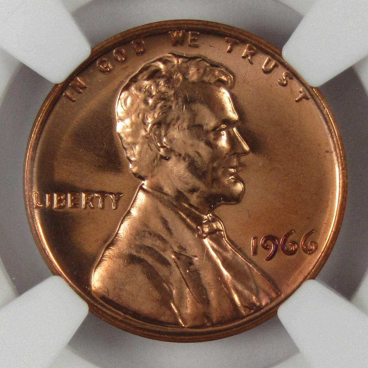 1966 SMS Lincoln Memorial Cent MS 68 RD NGC Uncirculated SKU:I27497