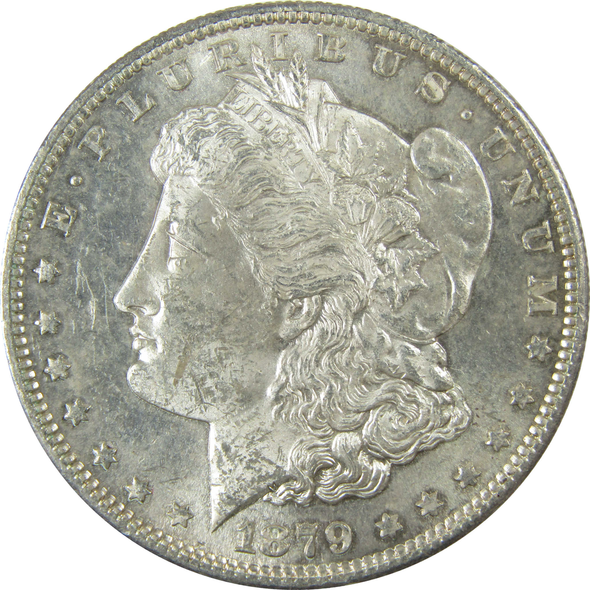 1879 S Rev 79 Morgan Silver Dollar Uncirculated Mint State SKU:I27516
