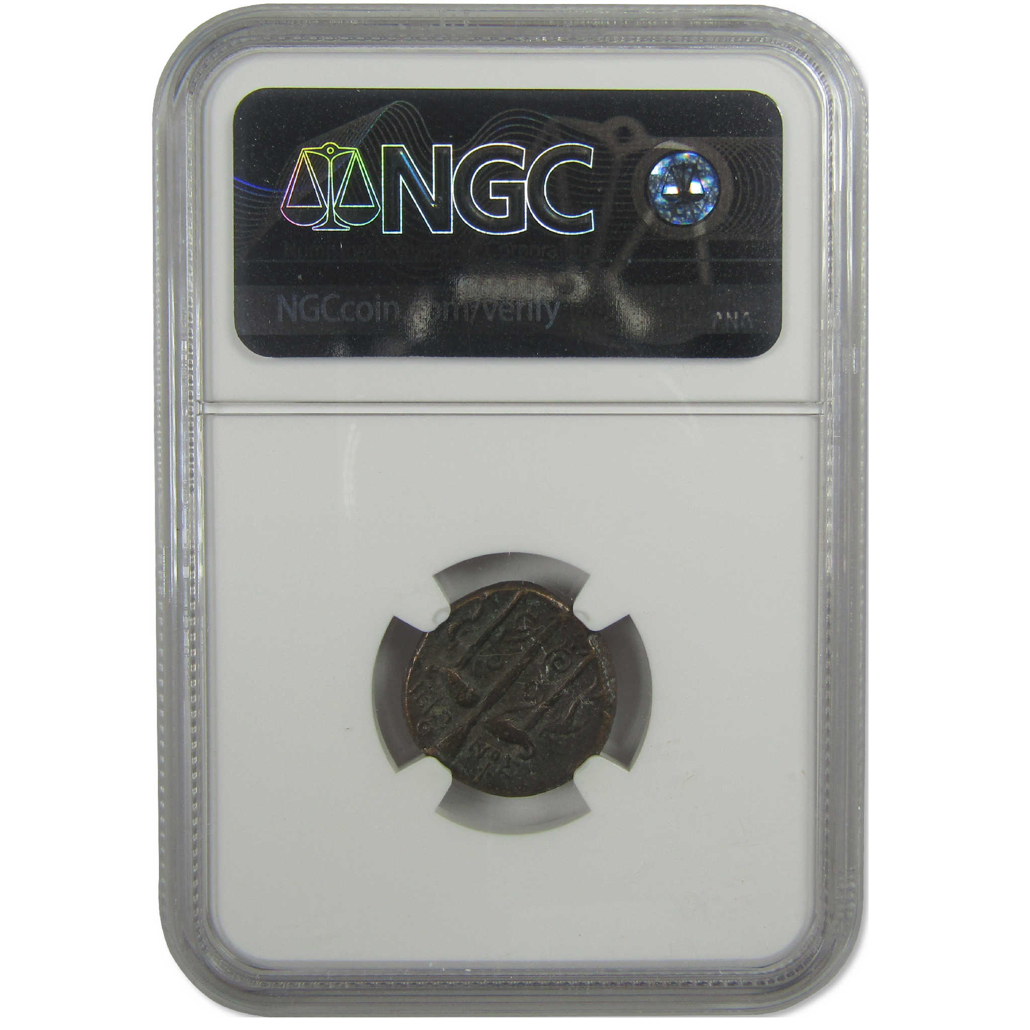 275-215 BC Sicily Syracuse Hieron II Poseidon AE Ch VF NGC Ancient