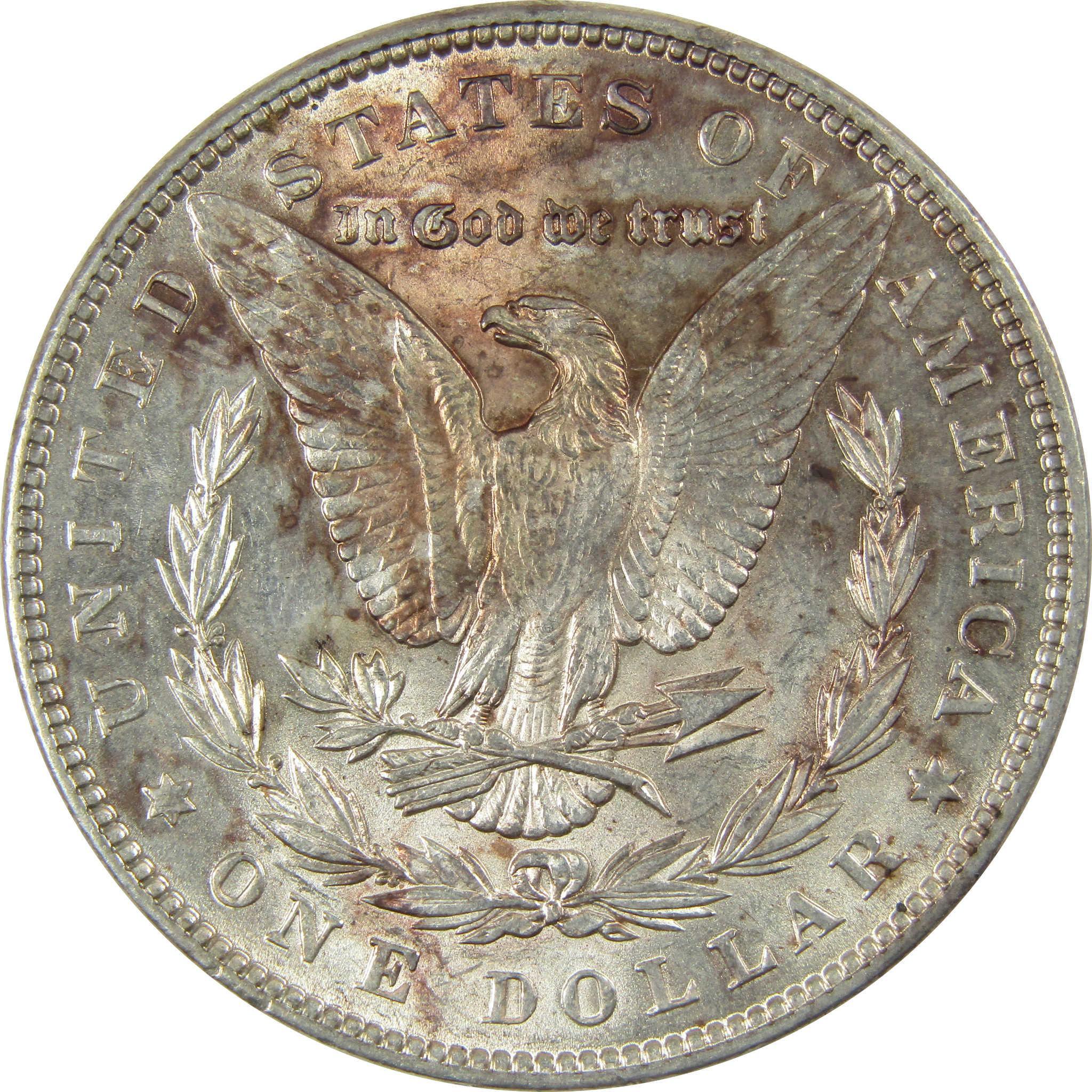 1886 Morgan Silver Dollar Uncirculated Mint State Toned SKU:CP664