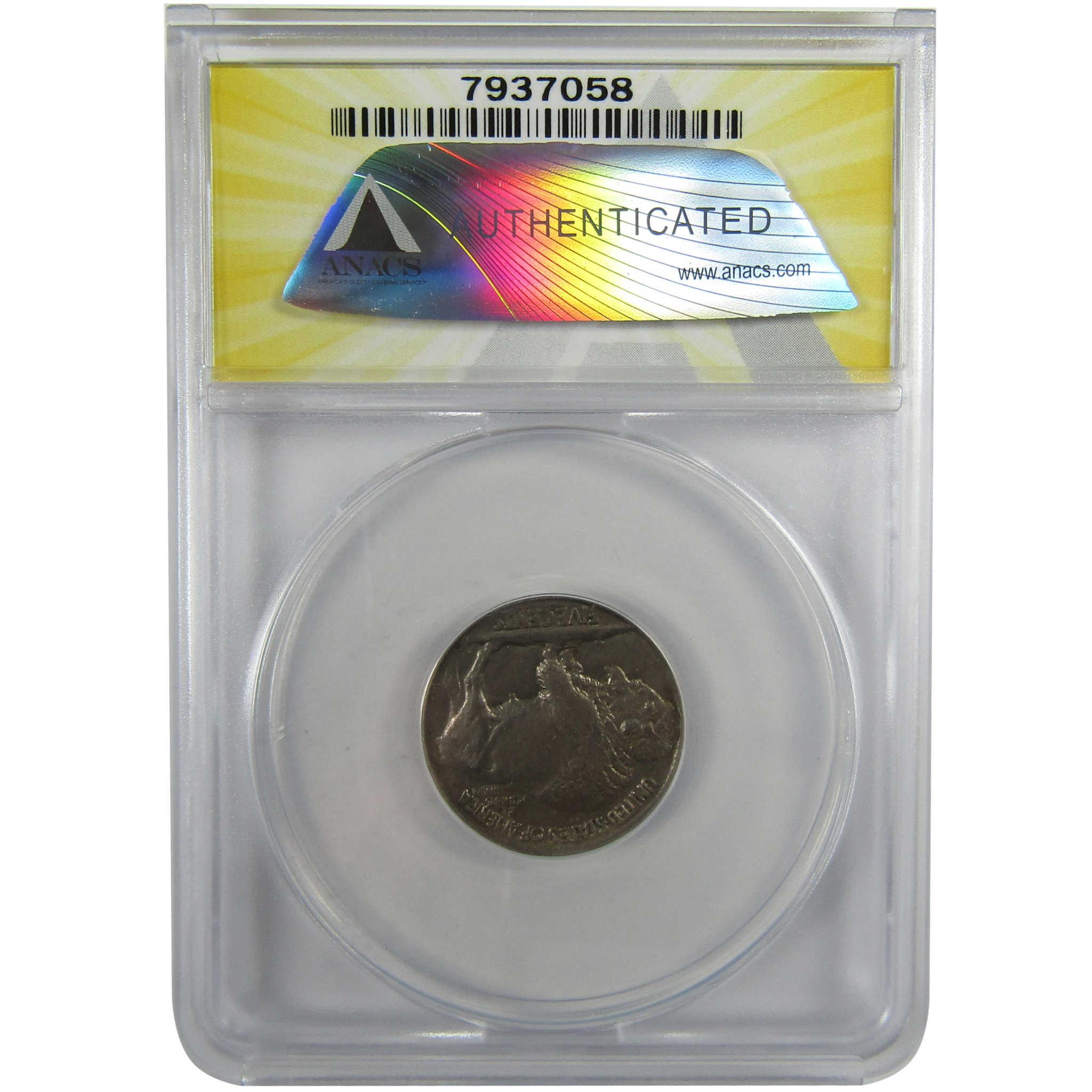 1913 S Type 2 Indian Head Buffalo Nickel EF 45 ANACS 5c CoinSKU:I28069