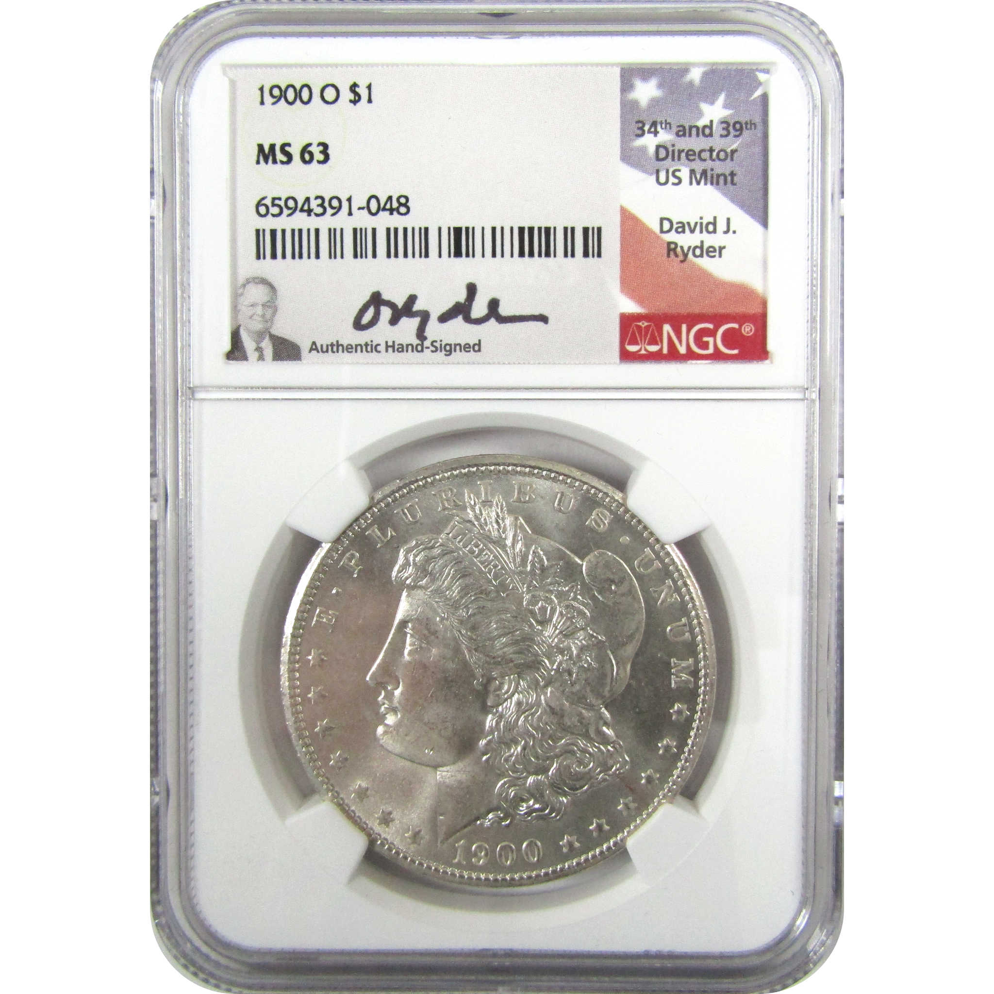 1900 O Morgan Silver Dollar MS 63 NGC Uncirculated Ryder SKU:CP1060