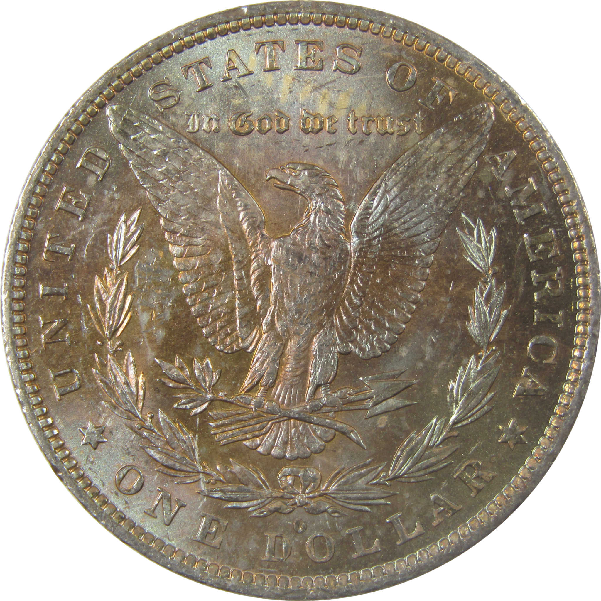 1883 O Morgan Silver Dollar Uncirculated Mint State Toned SKU:I24881