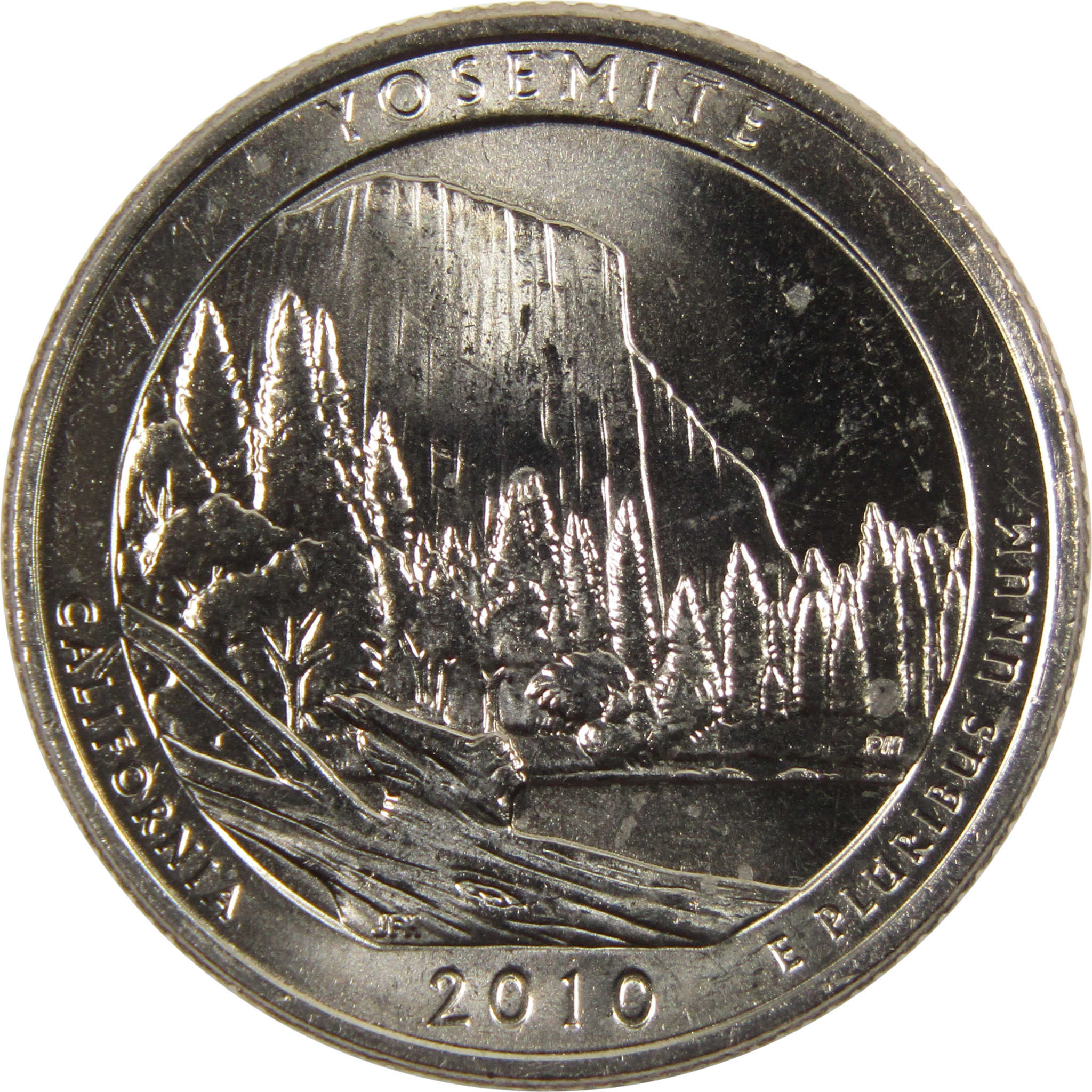 2010 D Yosemite National Park Quarter BU Uncirculated Clad 25c Coin