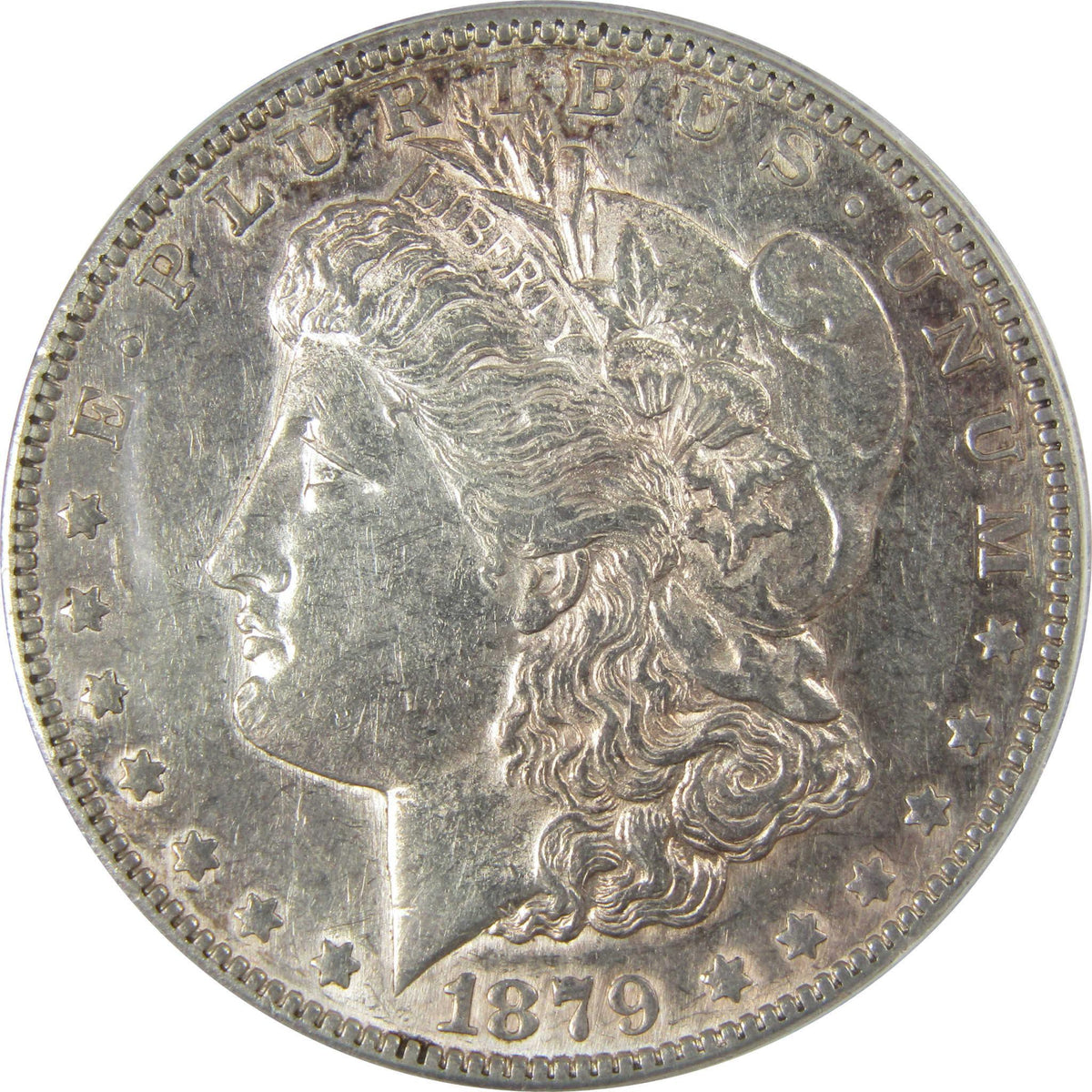1879 S Rev 78 Morgan Silver $1 AU 55 Details ANACS SKU:CP829 - Morgan coin - Morgan silver dollar - Morgan silver dollar for sale - Profile Coins & Collectibles