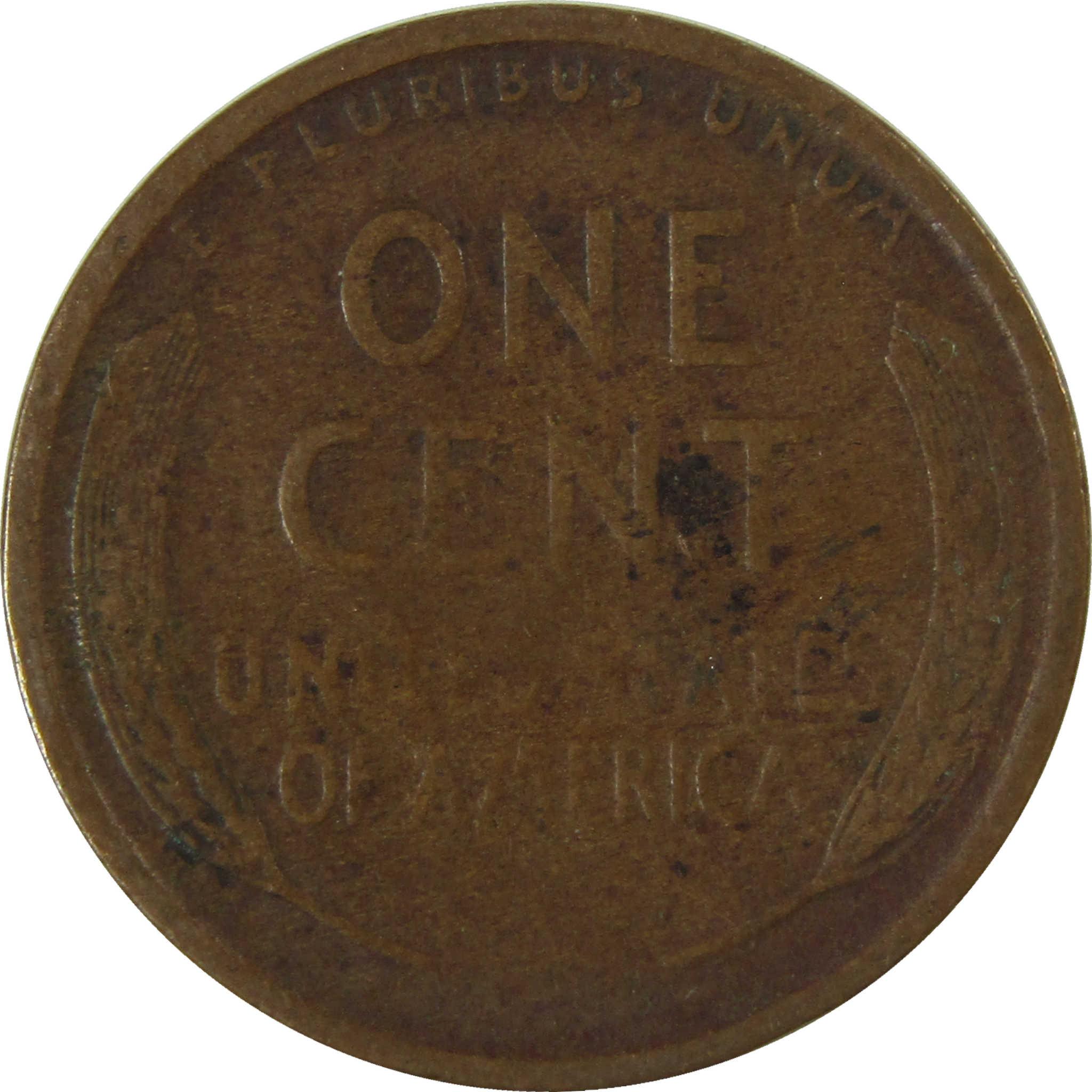 1909 Lincoln Wheat Cent F Fine Penny 1c Coin Collectible SKU:I26755