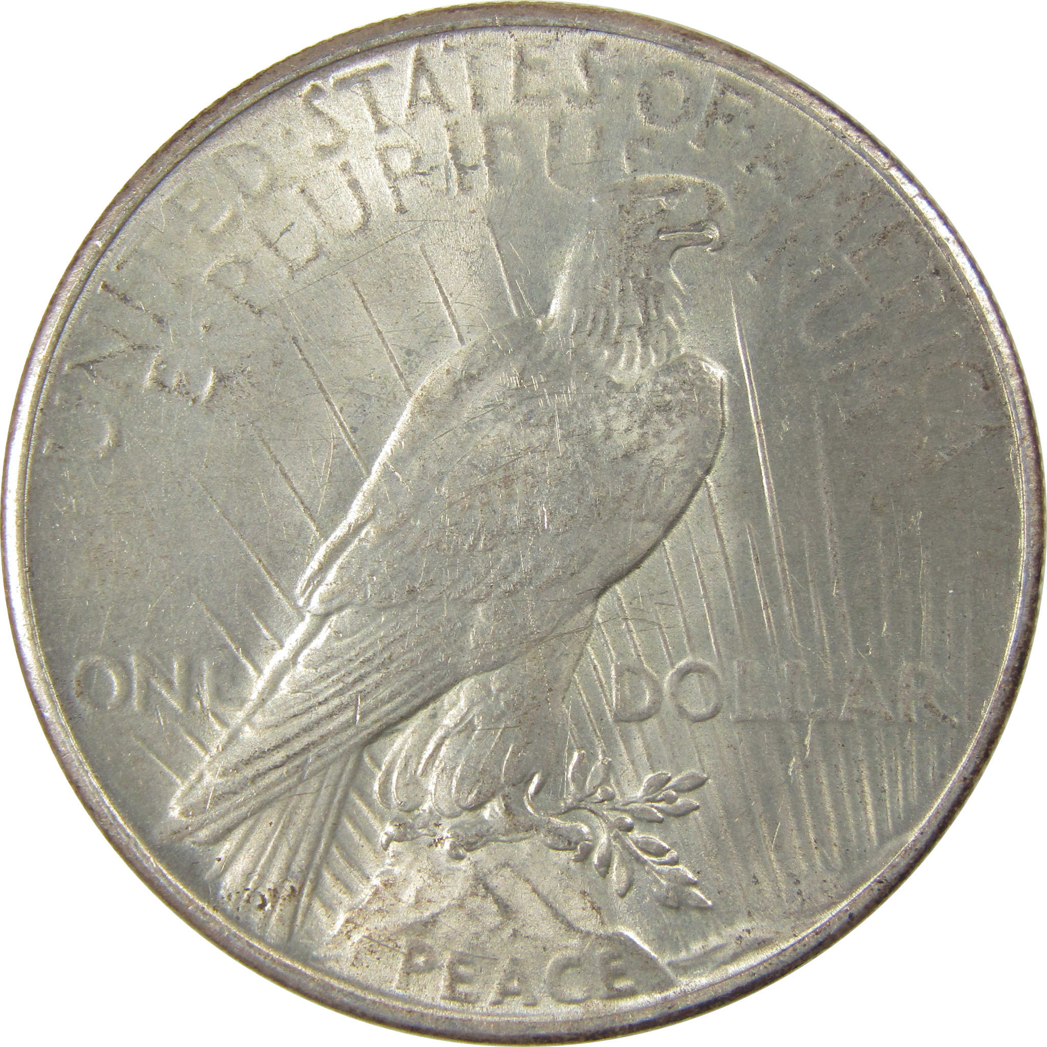 1935 Peace Dollar Borderline Uncirculated Silver $1 Coin SKU:I23836