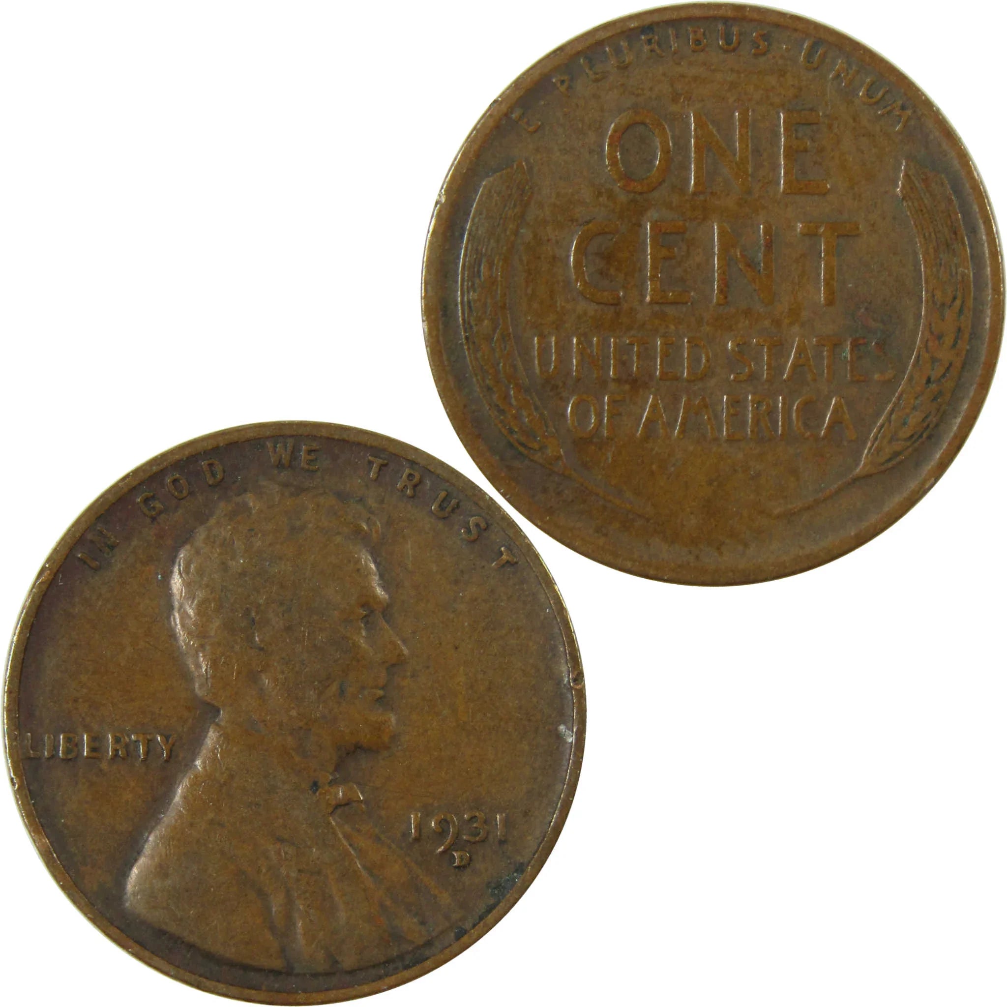 1931 D Lincoln Wheat Cent XF EF Extremely Fine Penny SKU:I27133