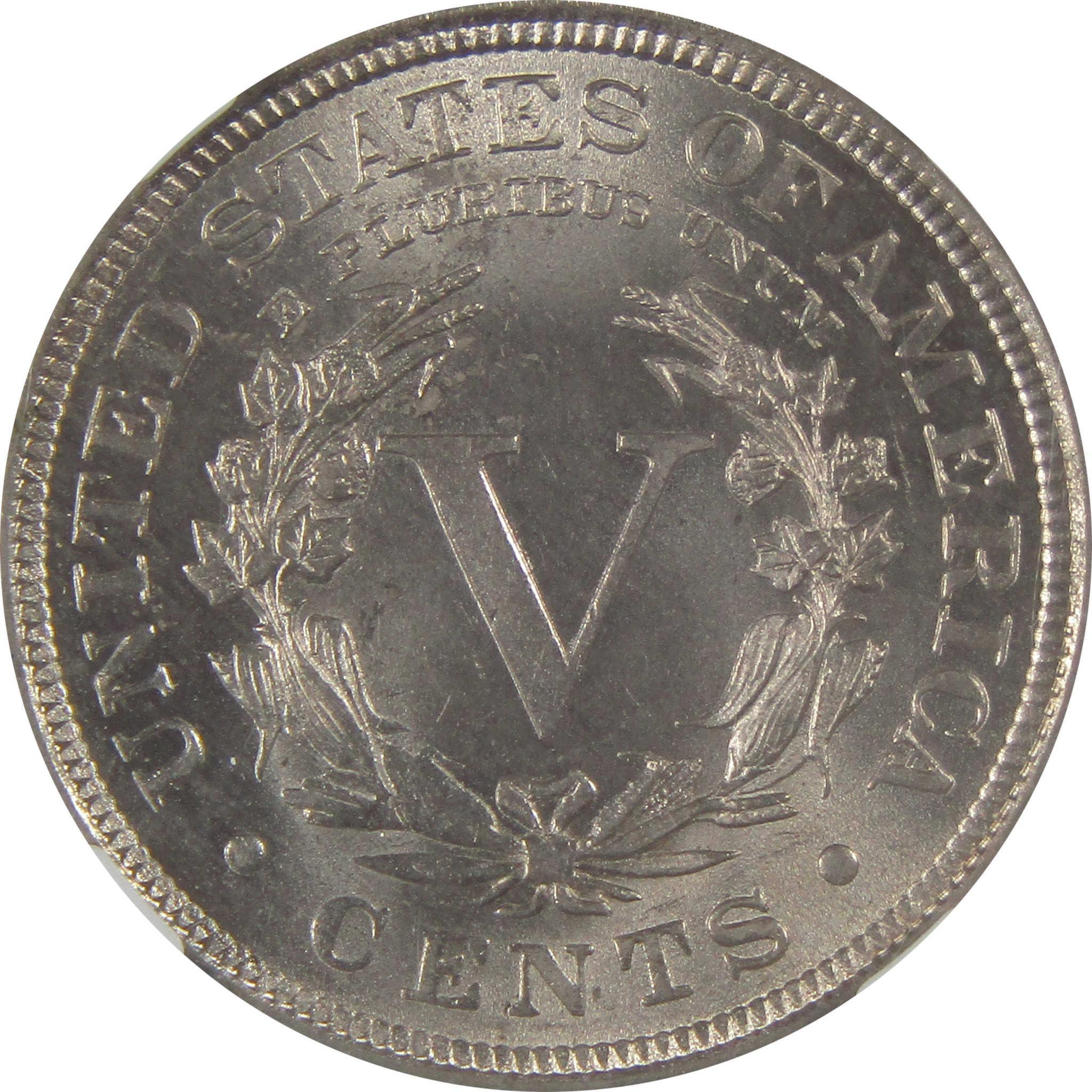 1895 Liberty Head V Nickel MS 66 NGC Uncirculated 5c Coin SKU:I23441