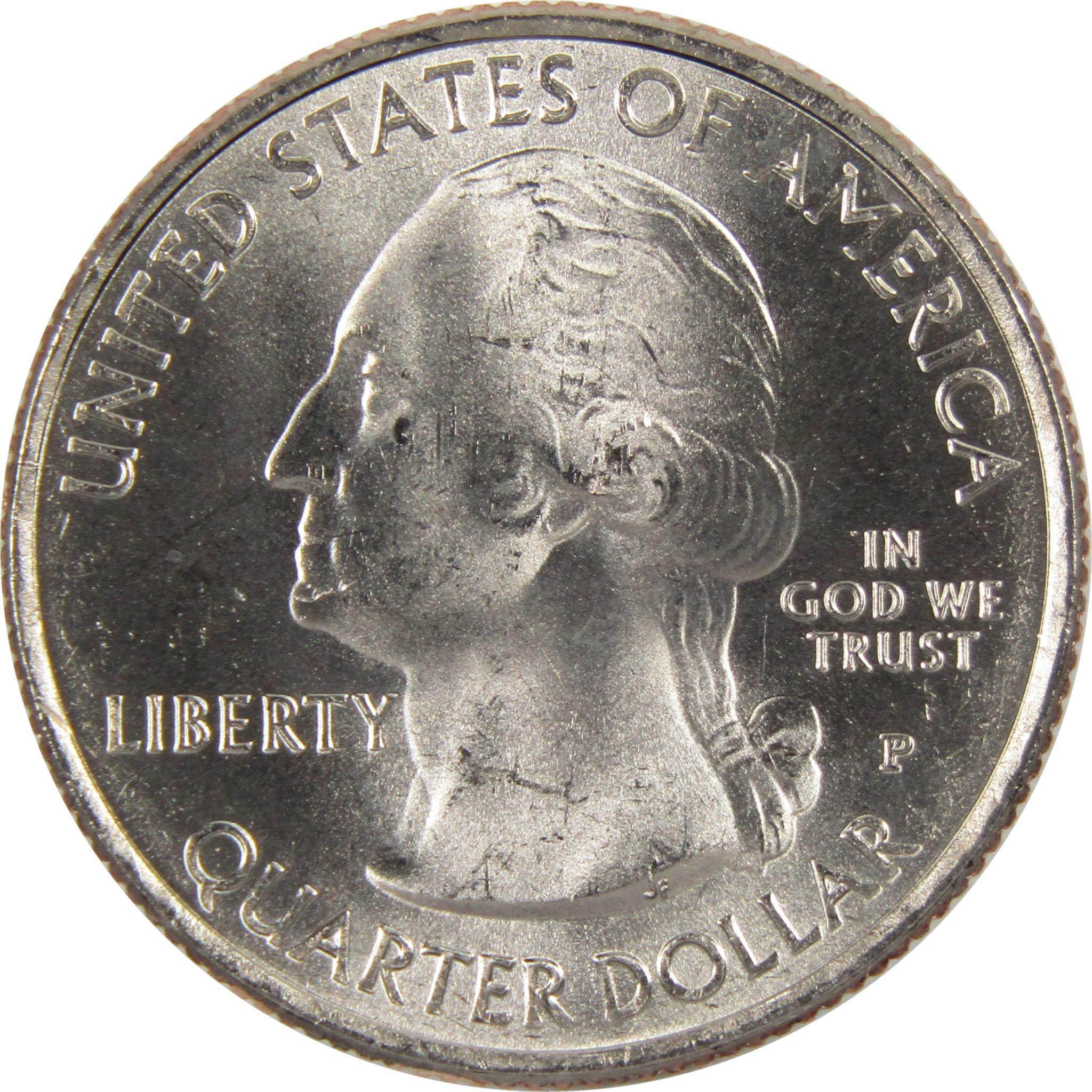 2020 P Weir Farm NHS National Park Quarter BU Uncirculated Clad Coin