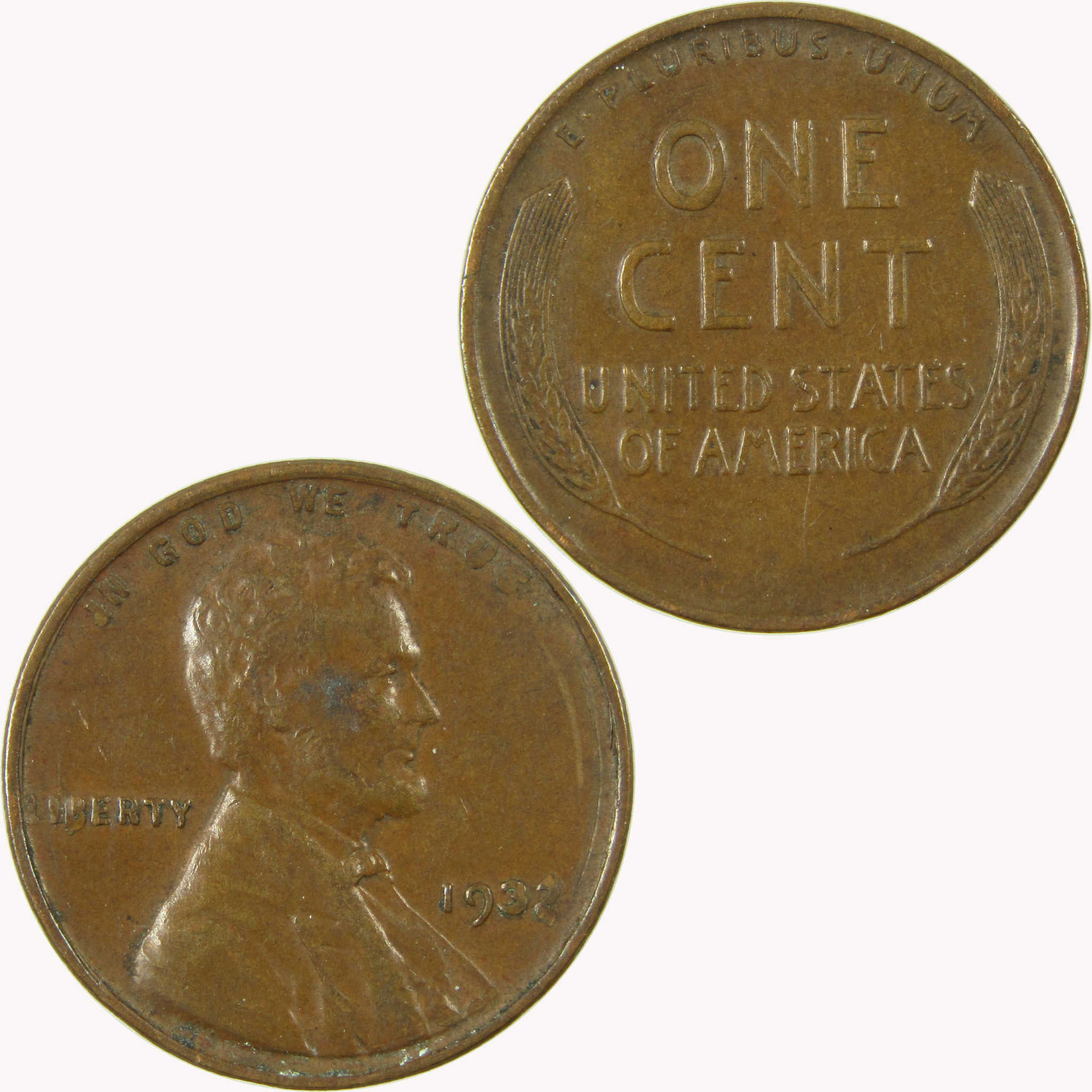 1932 Lincoln Wheat Cent XF EF Extremely Fine Penny 1c Coin SKU:I26534